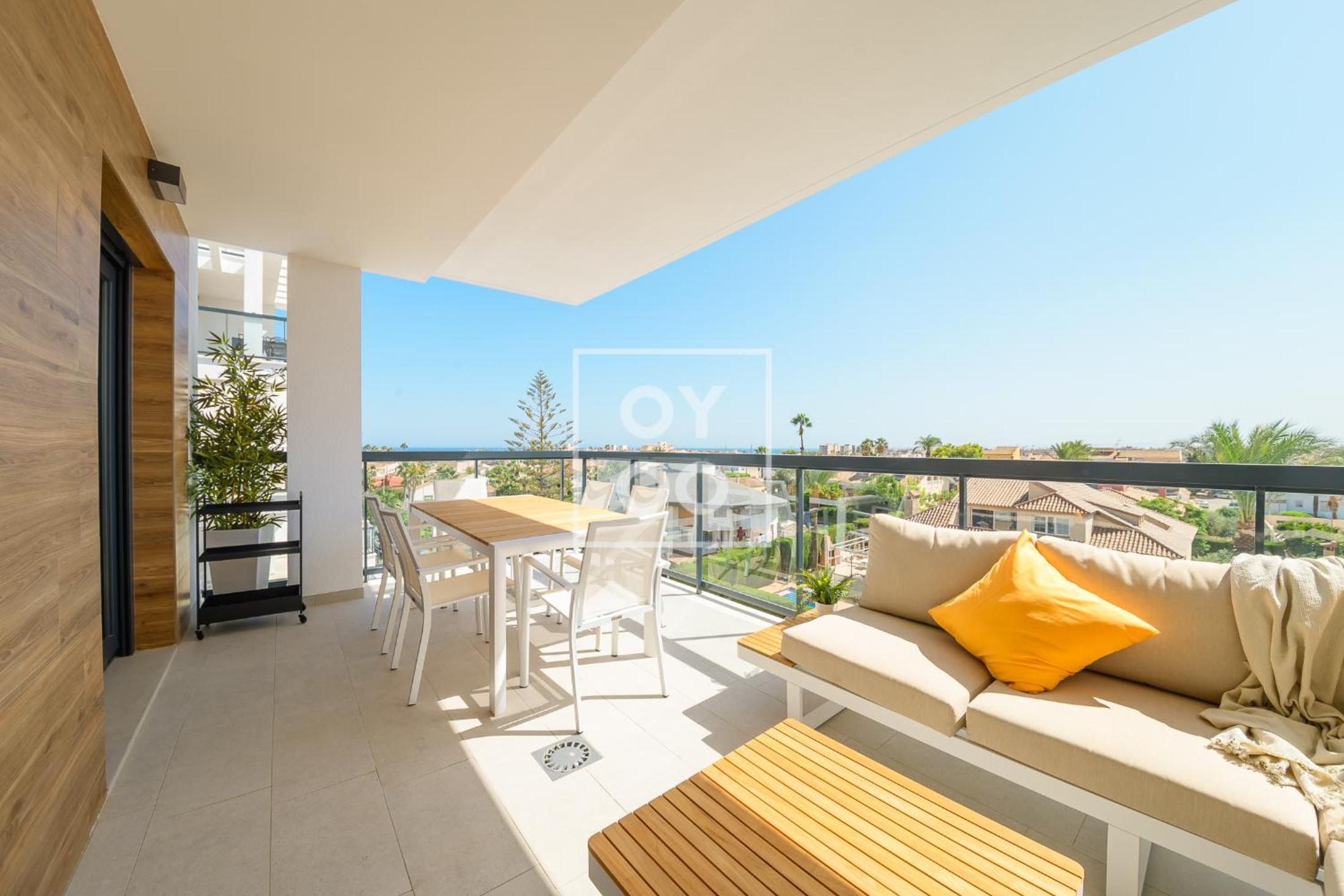 Three-Bedroom Apartment with Sea View
