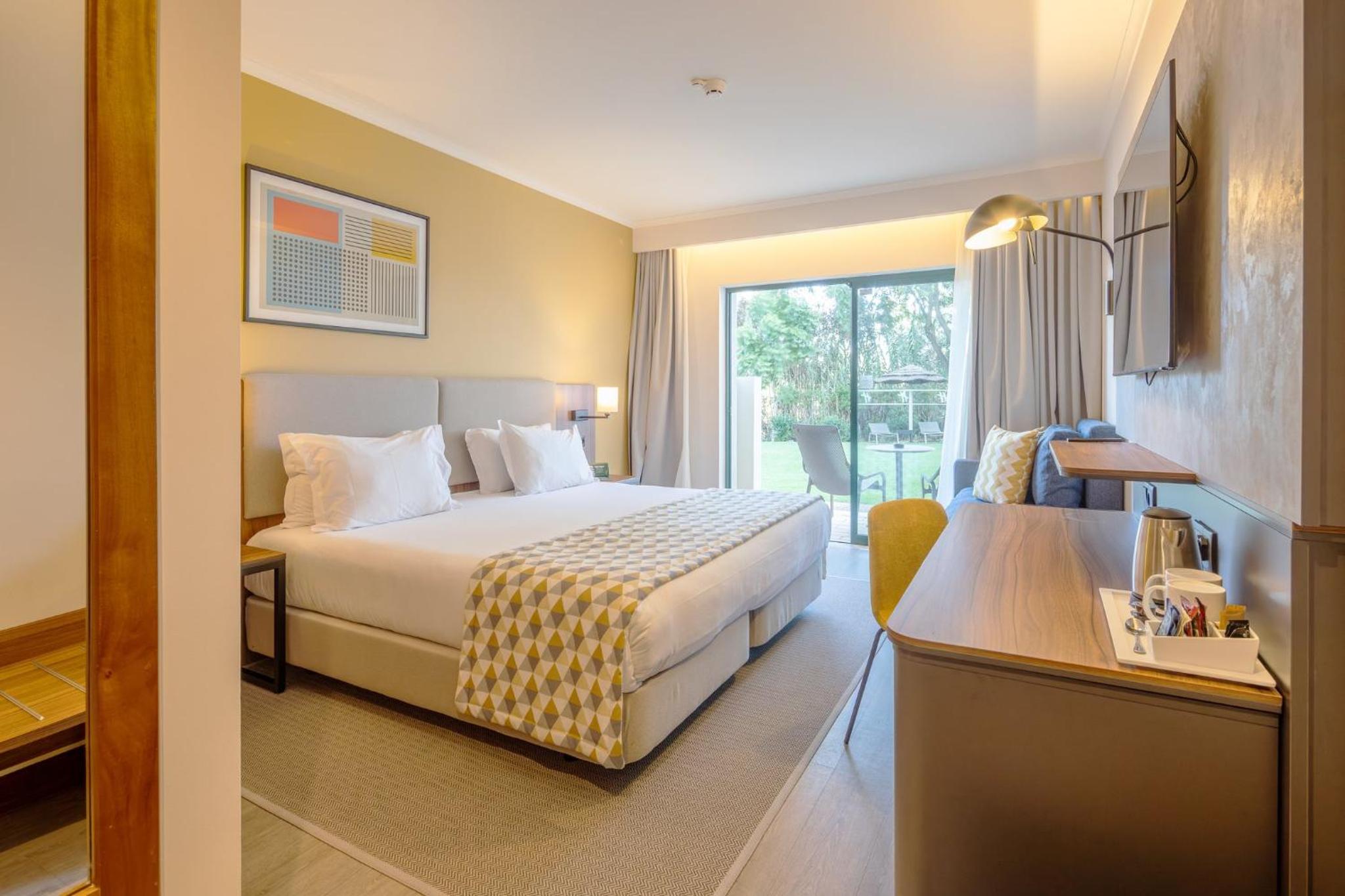 Standard Double Room with Furnished Balcony and Pool Access