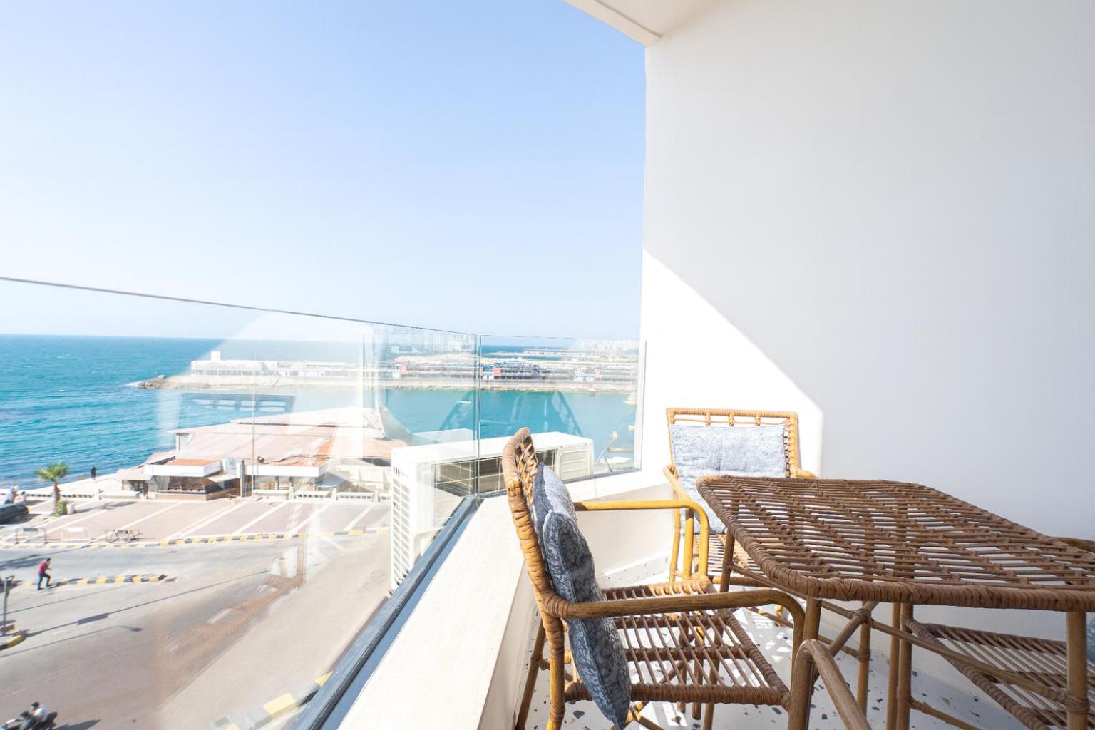 Two-Bedroom Apartment with Balcony and Sea View