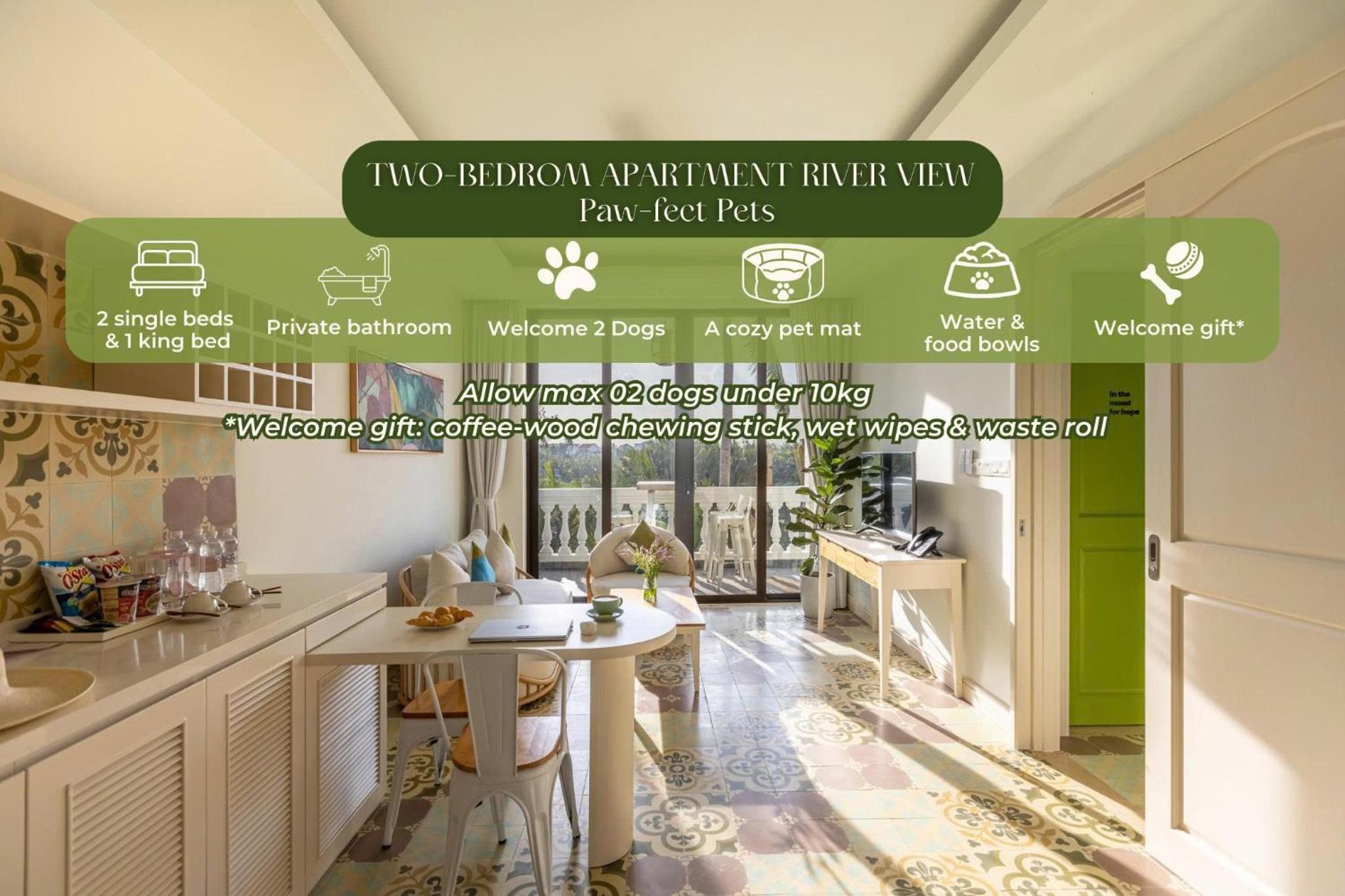 Two-Bedroom Apartment with River View
