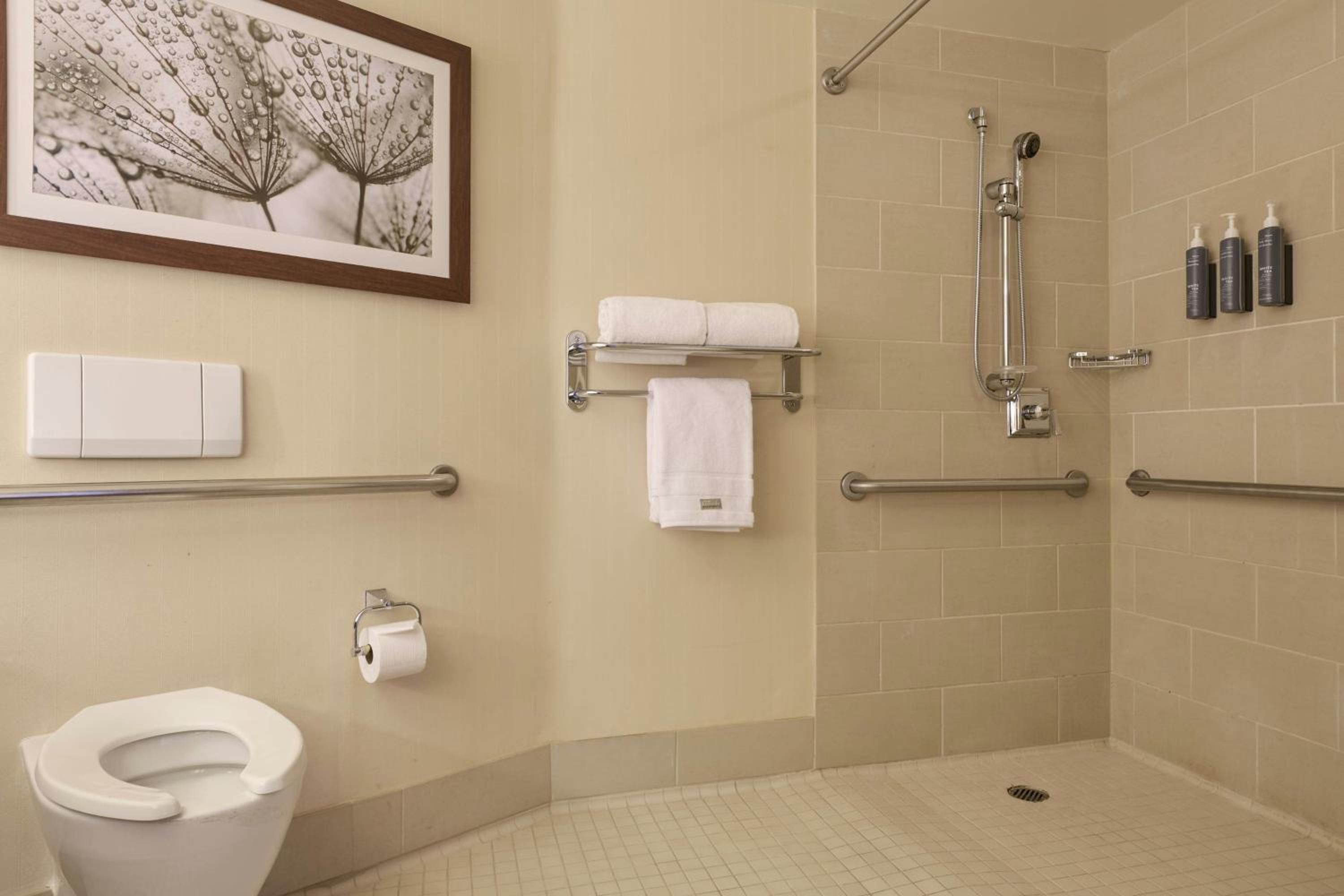 Deluxe Double Room with Two Double Beds, City View and Roll-in Shower - Mobility Accessible - Photo 4