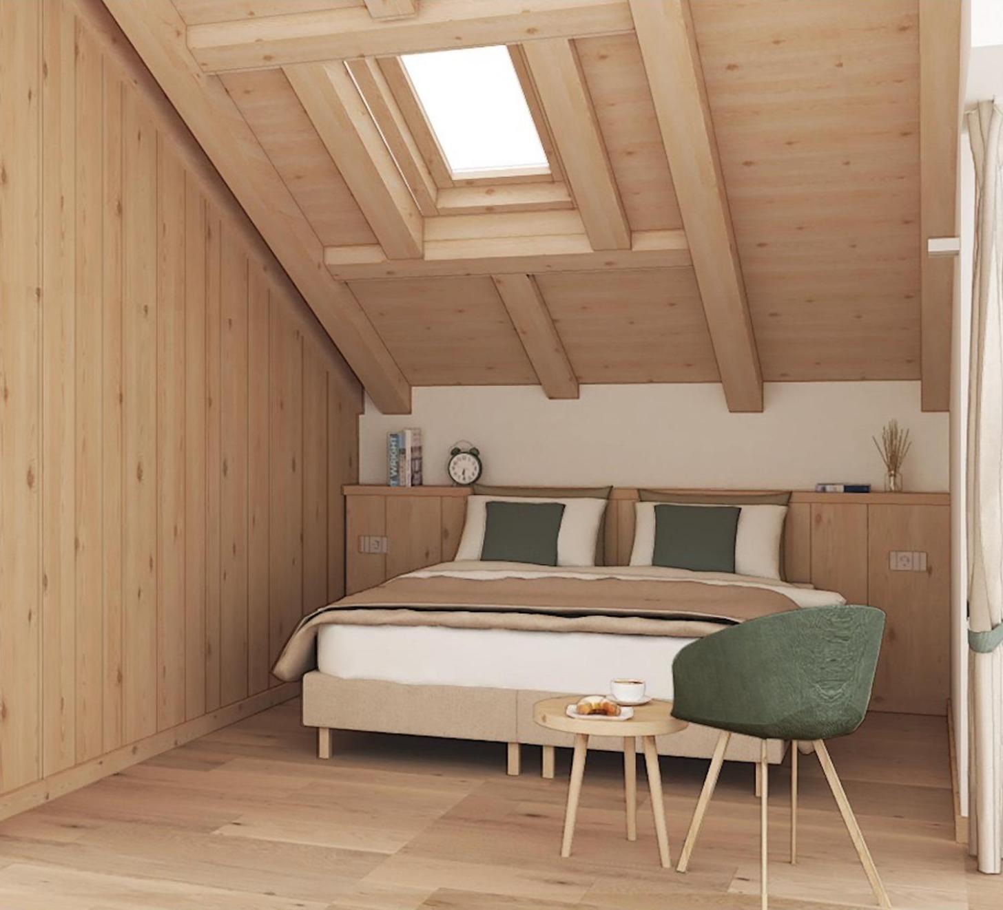 One-Bedroom Apartment with Balcony and Mountain View photo 2