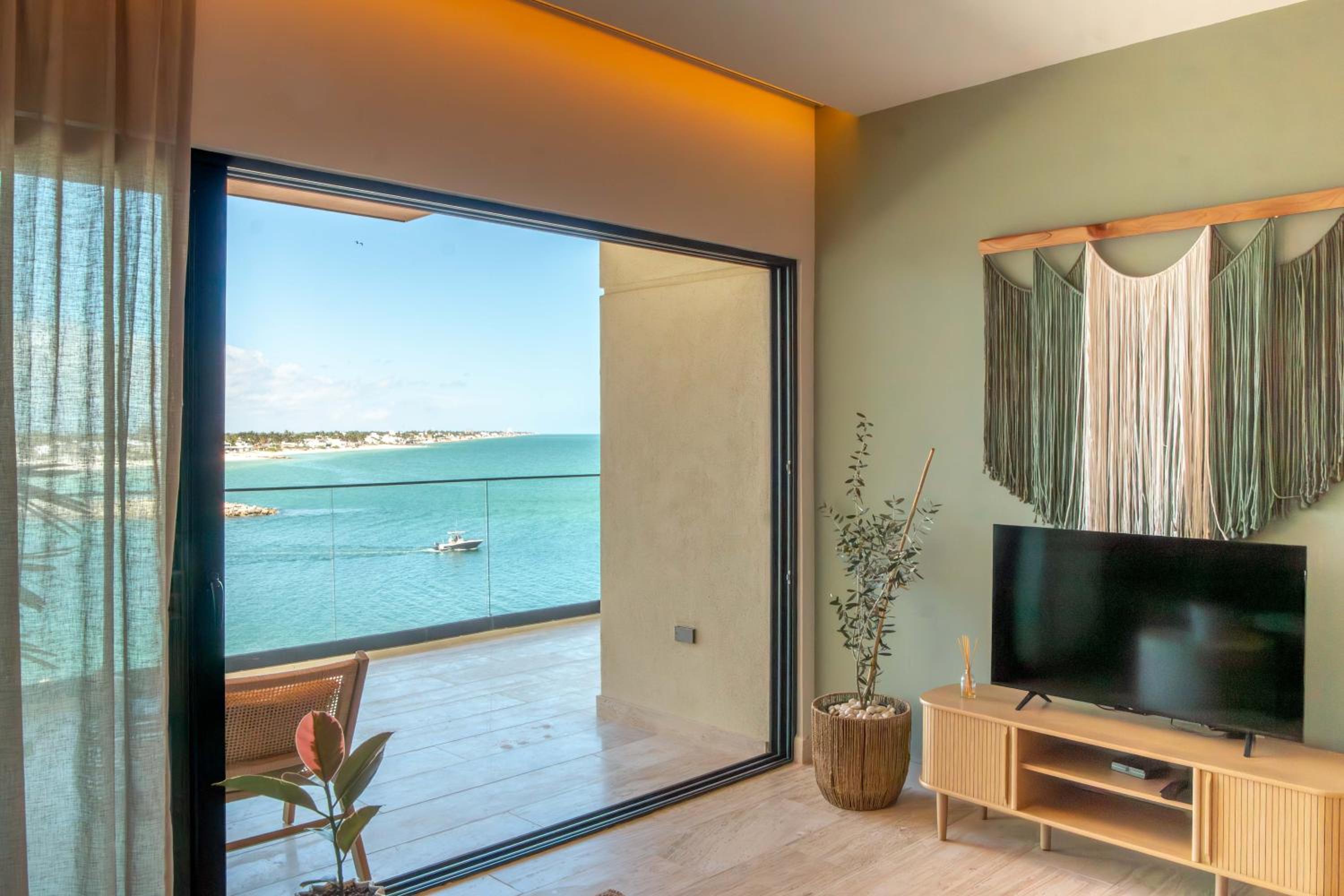Two-Bedroom Apartment with Balcony and Sea View