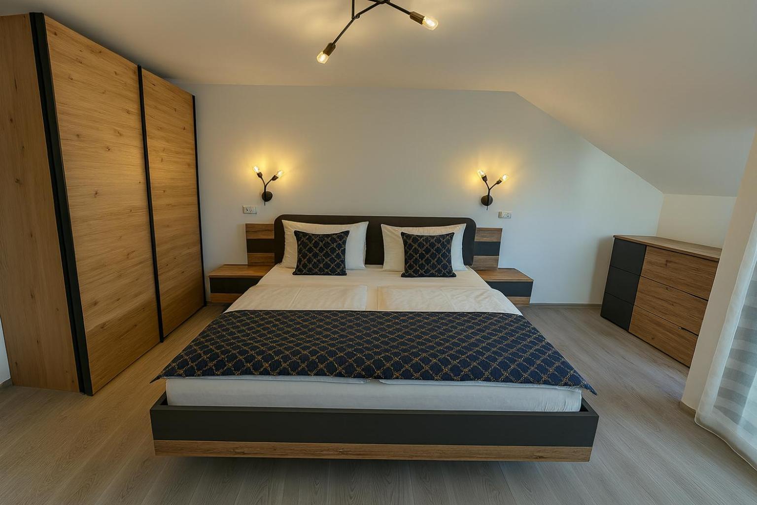 Three-Bedroom Apartment with Balcony