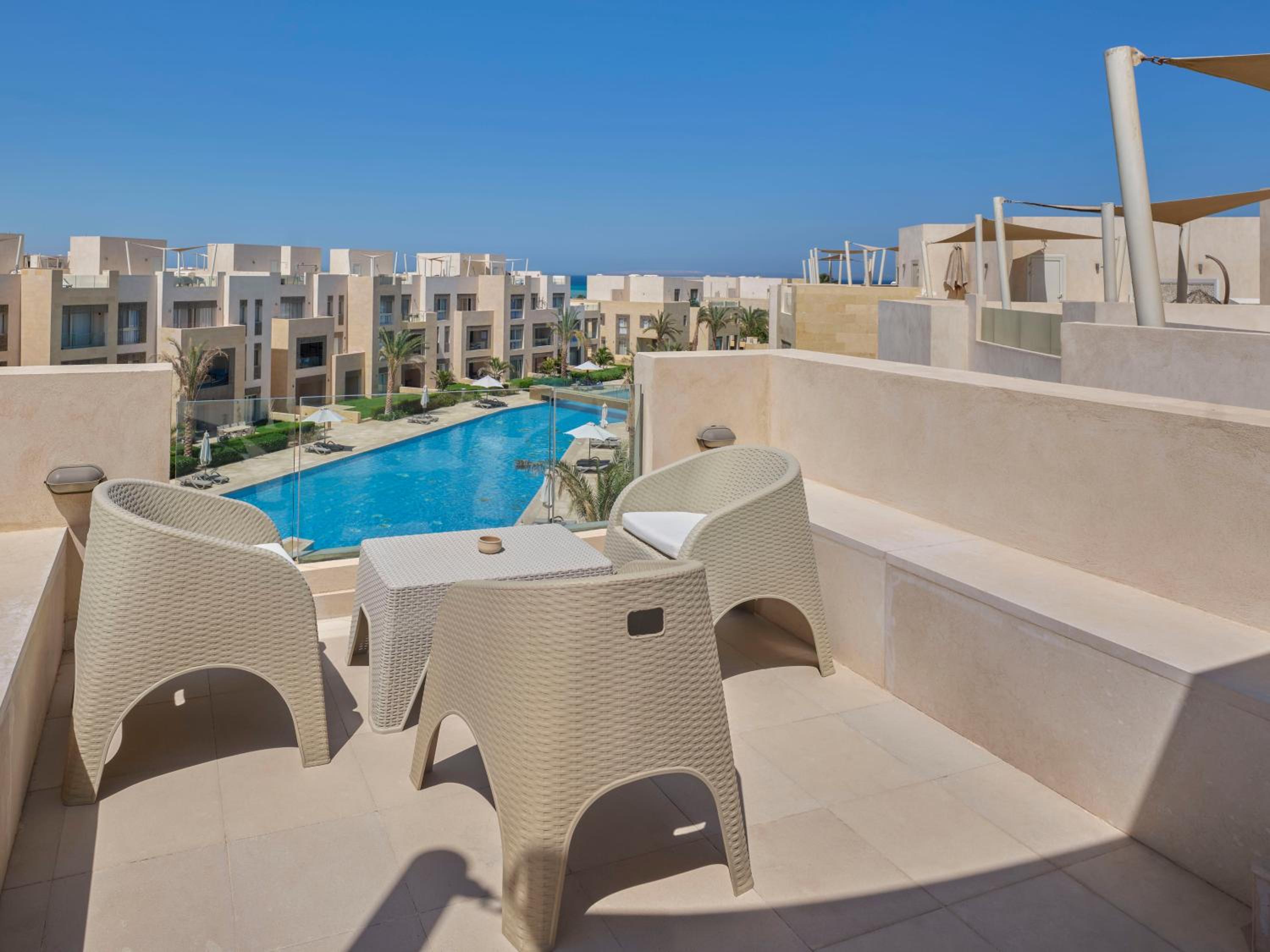 Two-Bedroom Apartment with Pool View