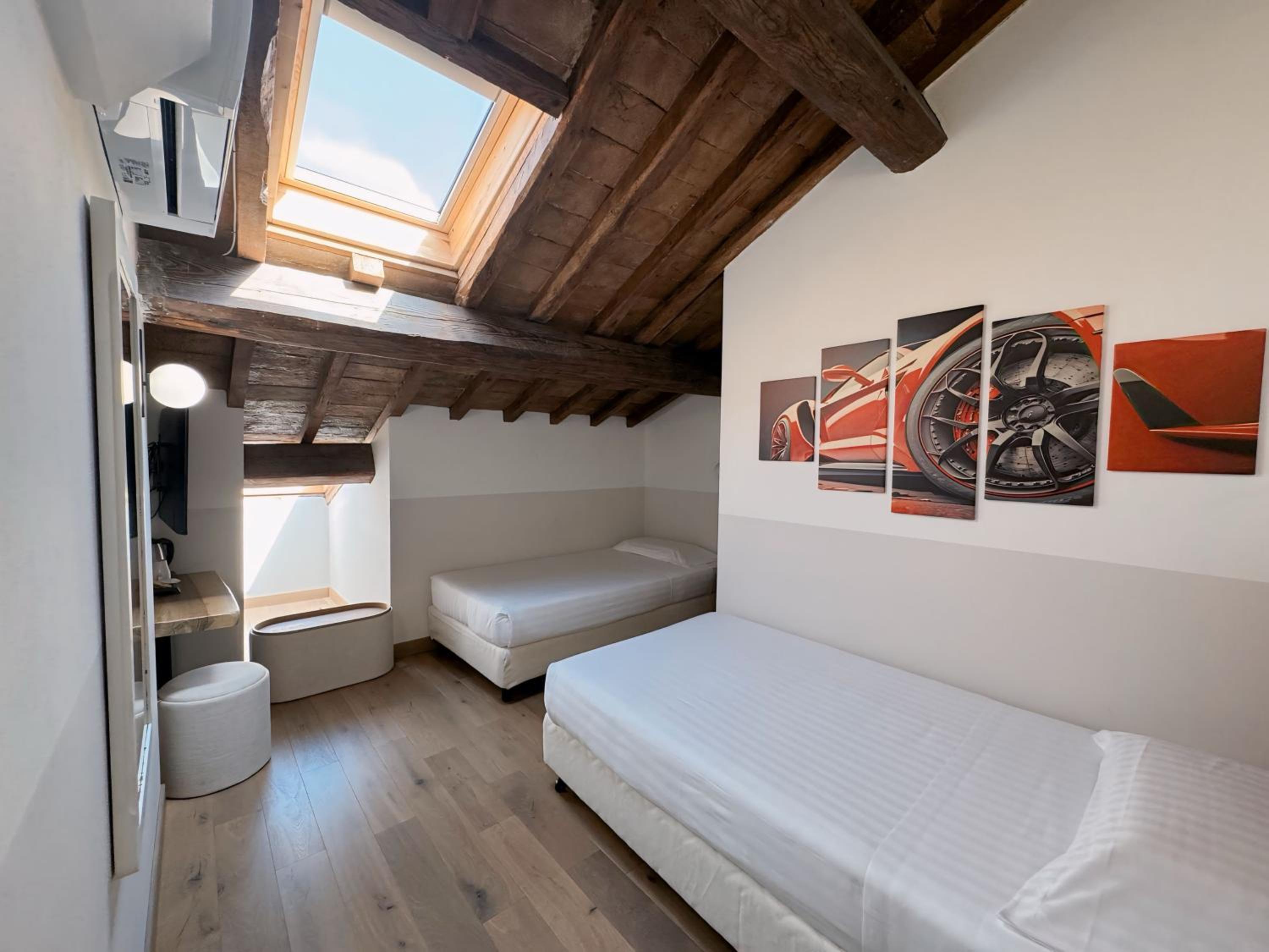 Twin Attic Room