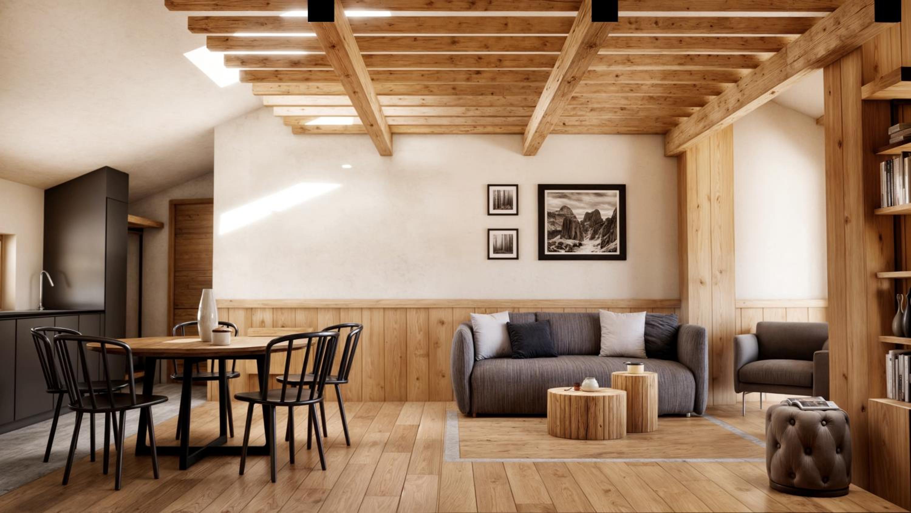 Two-Bedroom Apartment with Balcony and Terrace