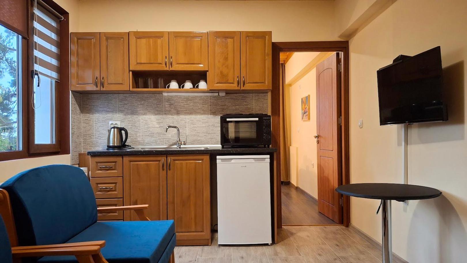 One-Bedroom Apartment with Balcony and Mountain View   photo 2