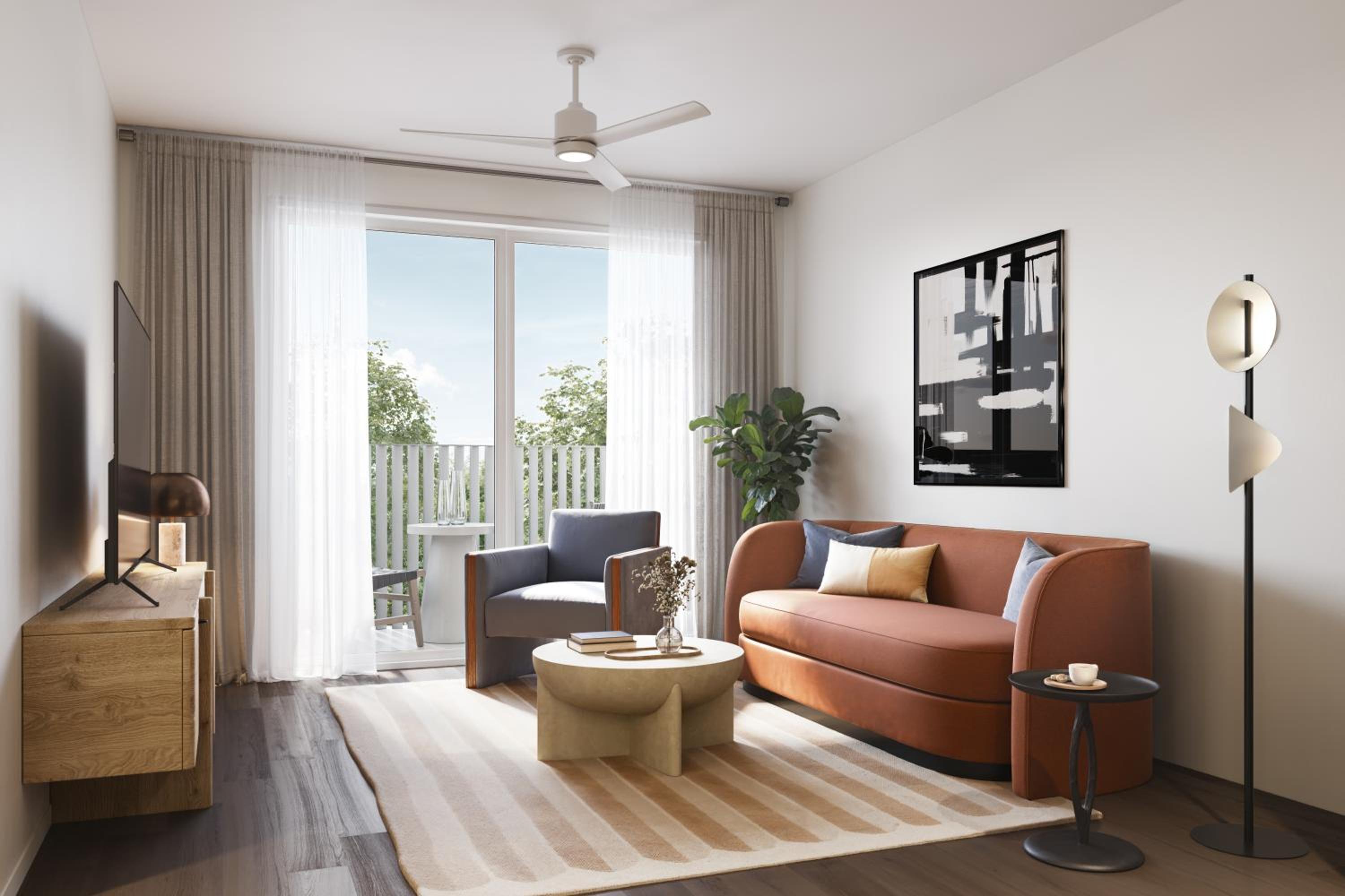 1 Bedroom Deluxe Suite w/ Balcony Accessible 