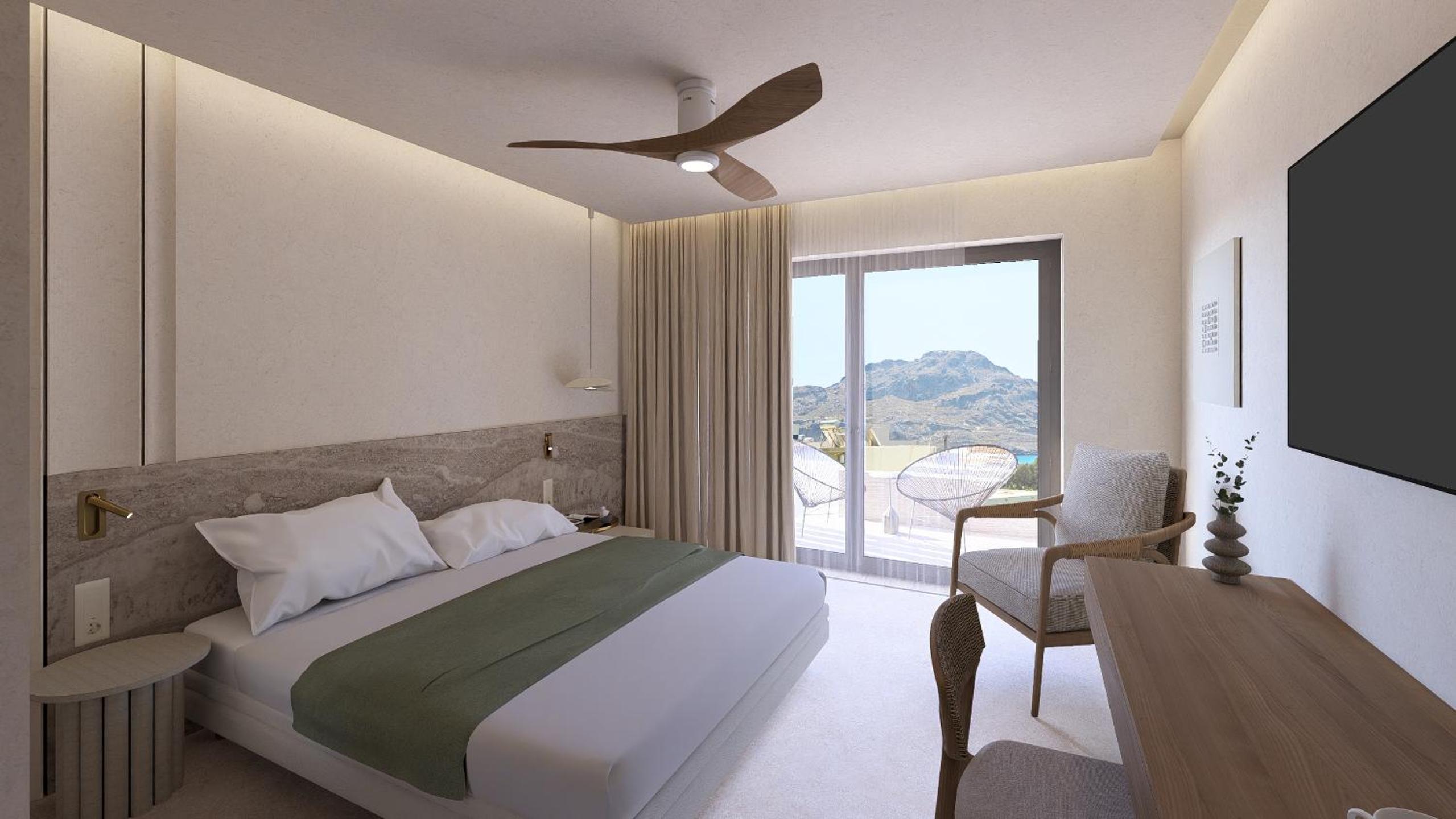 Deluxe Room with Side Sea View - Photo 2