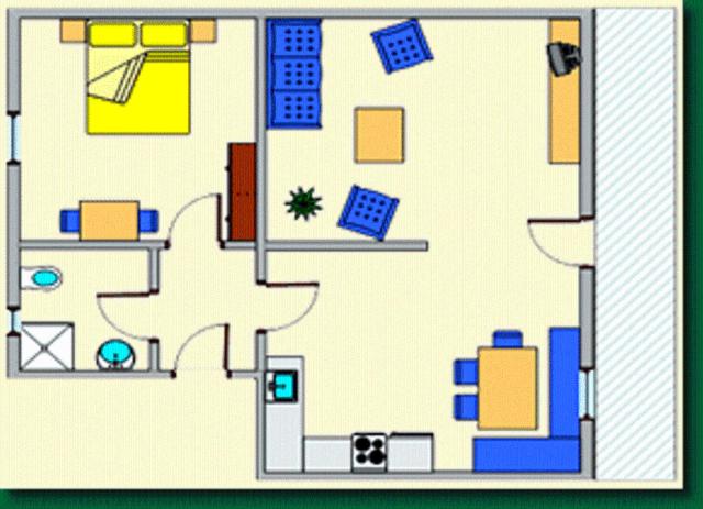 One-Bedroom Apartment with Balcony (2-4 Adults) photo 2