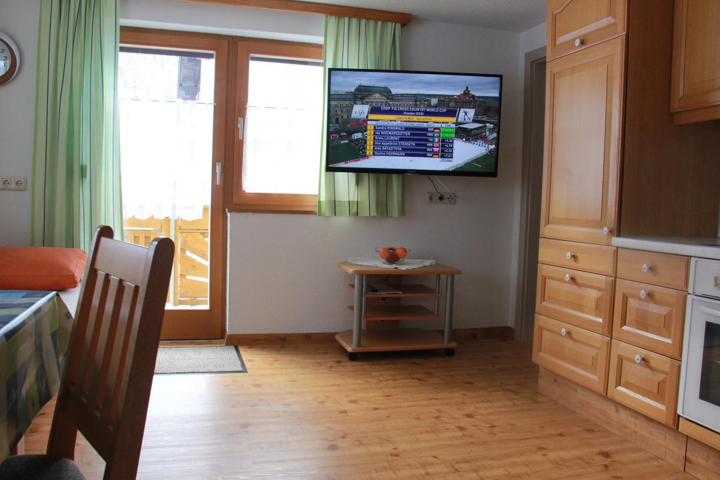 One-Bedroom Apartment with Balcony and Mountain View