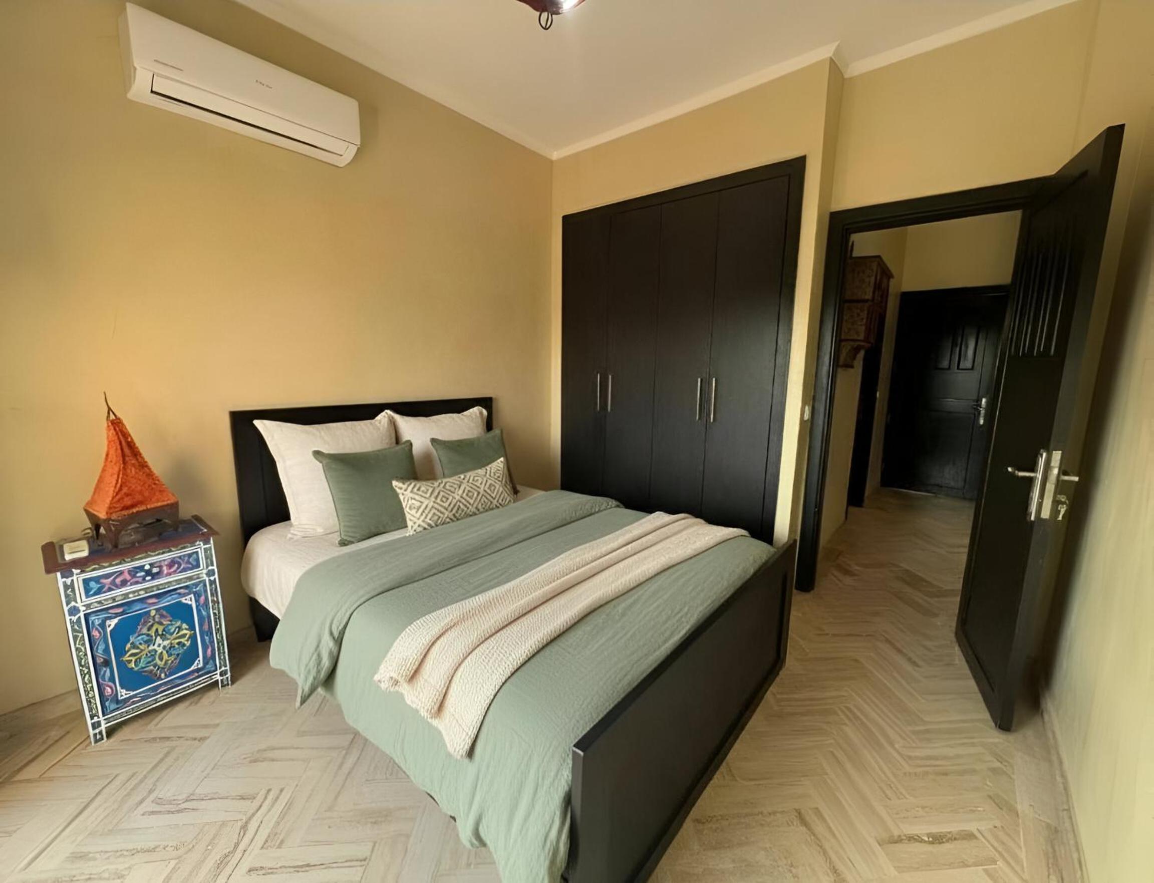 One-Bedroom Apartment with Balcony and Mountain View
