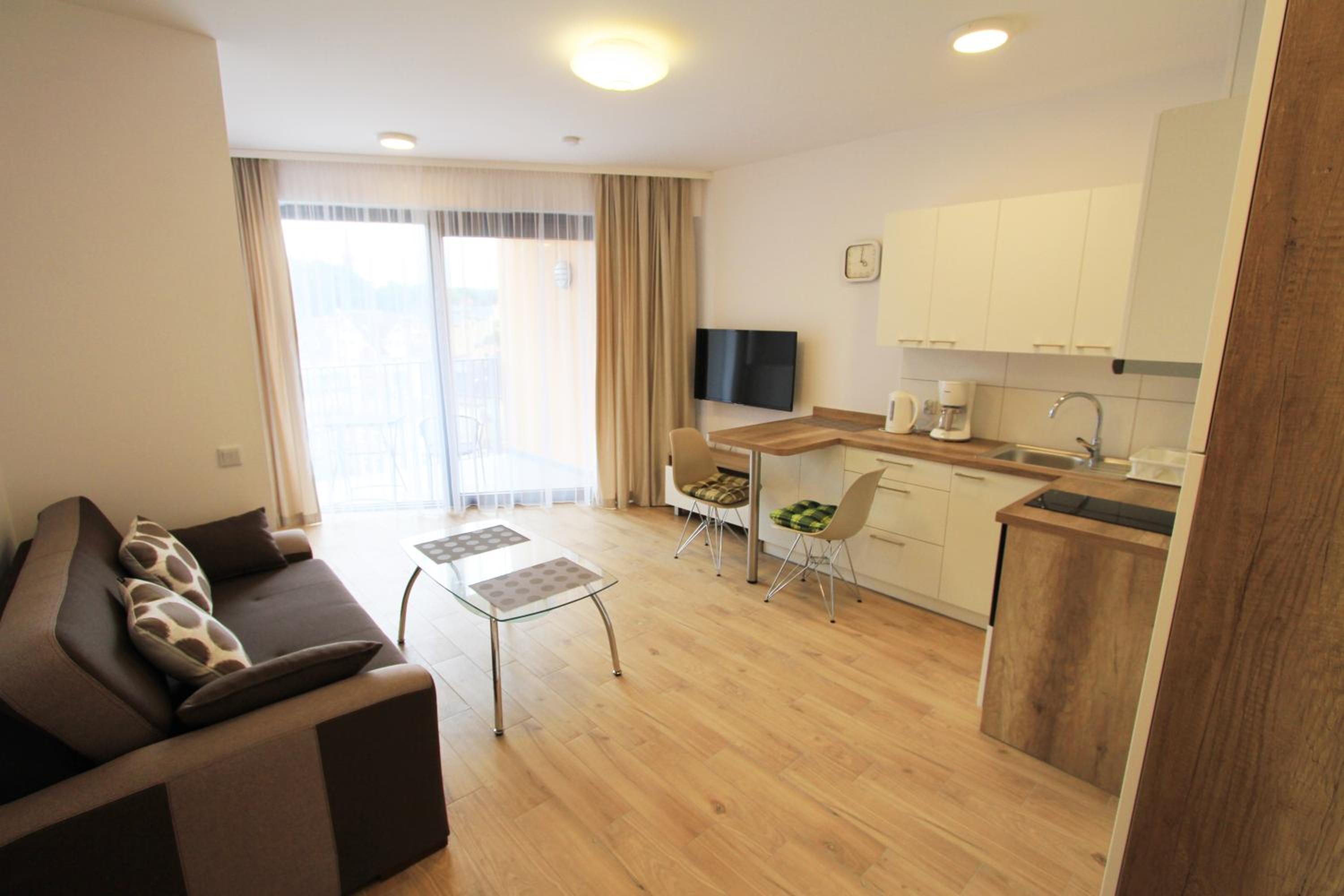 One-Bedroom Apartment with Balcony