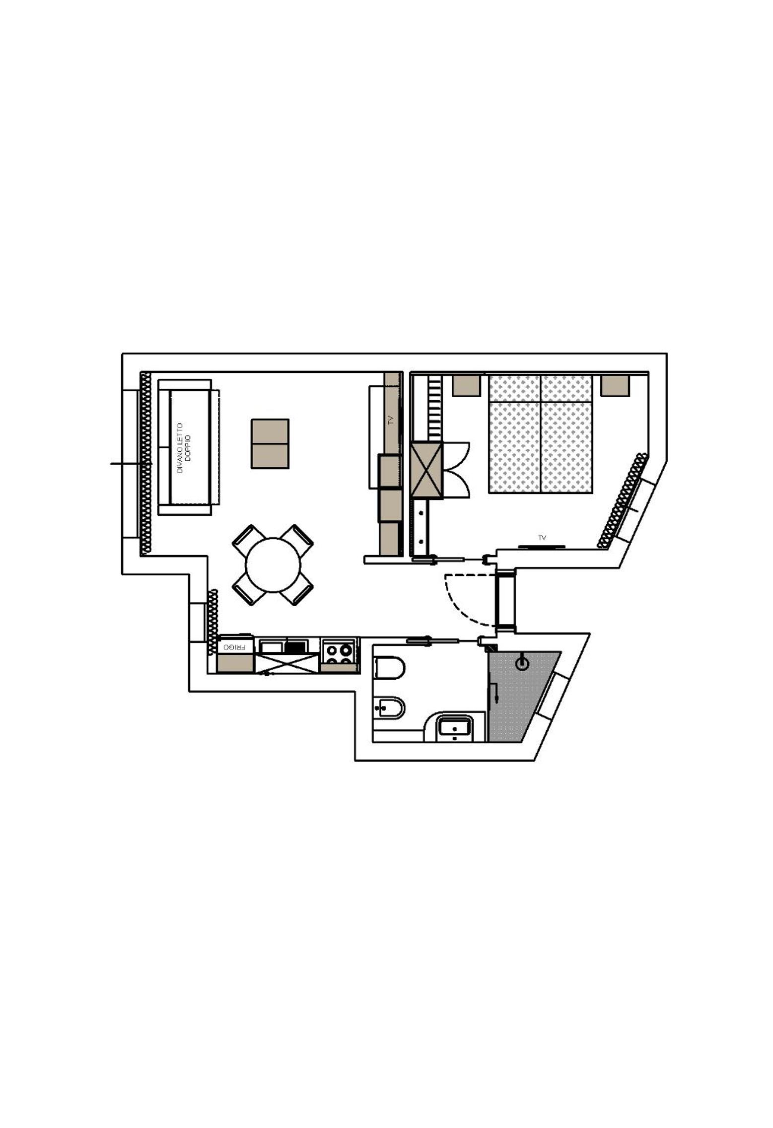One-Bedroom Apartment photo 2