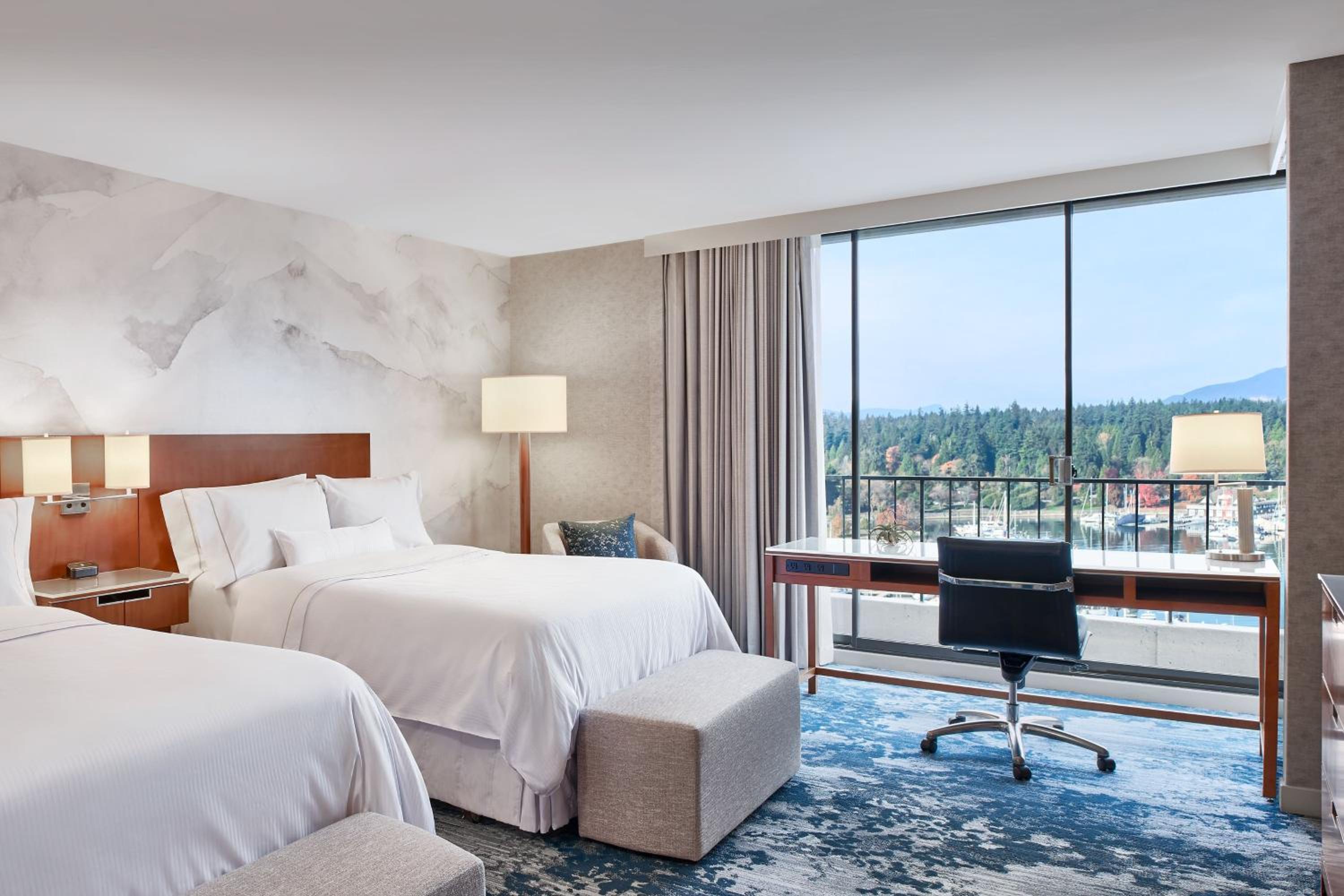 Double Room with Two Double Beds and Marina View