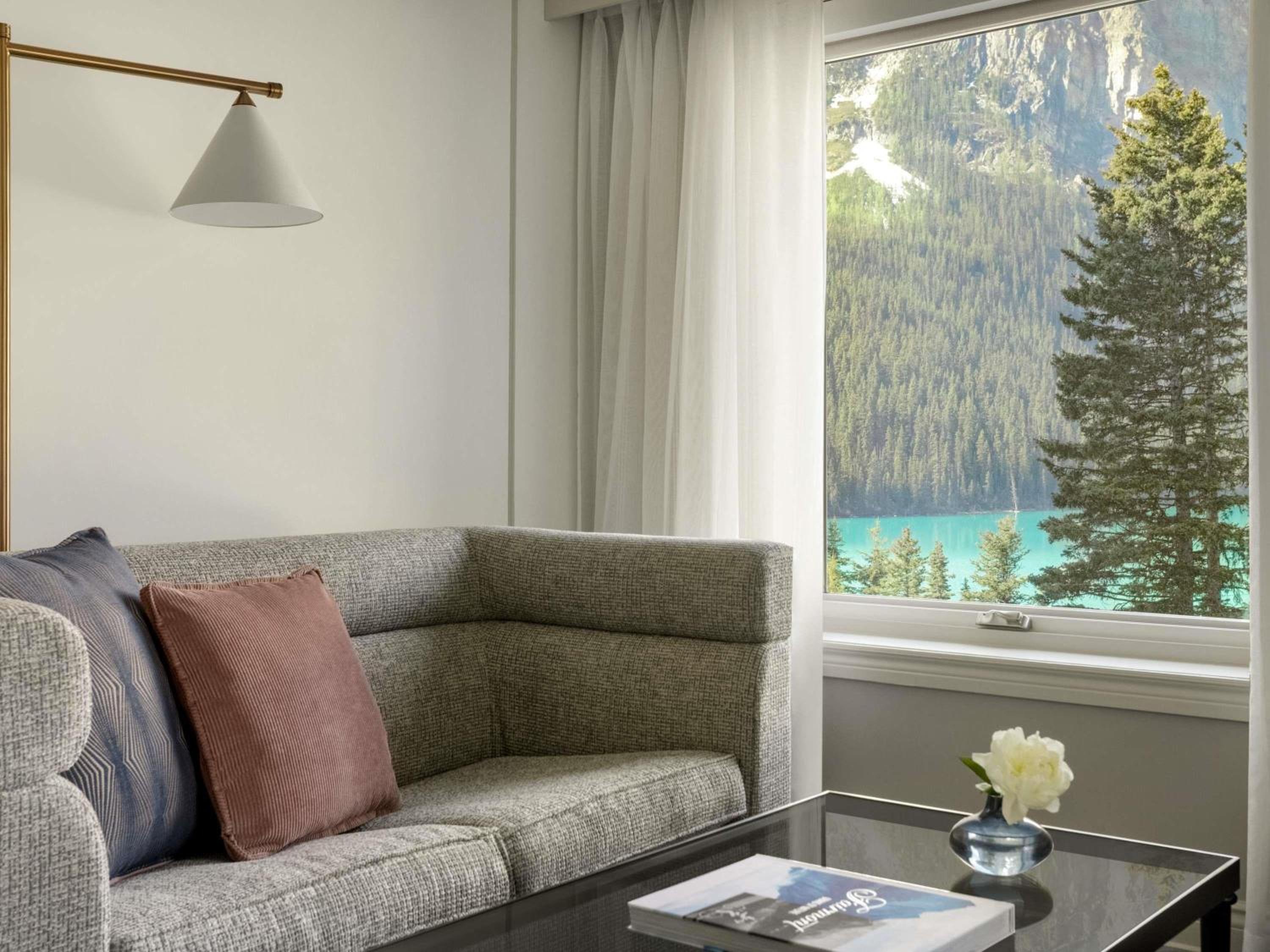Junior Suite with Two Queen Beds and Lake View, Fairmont Chateau Lake Louise
