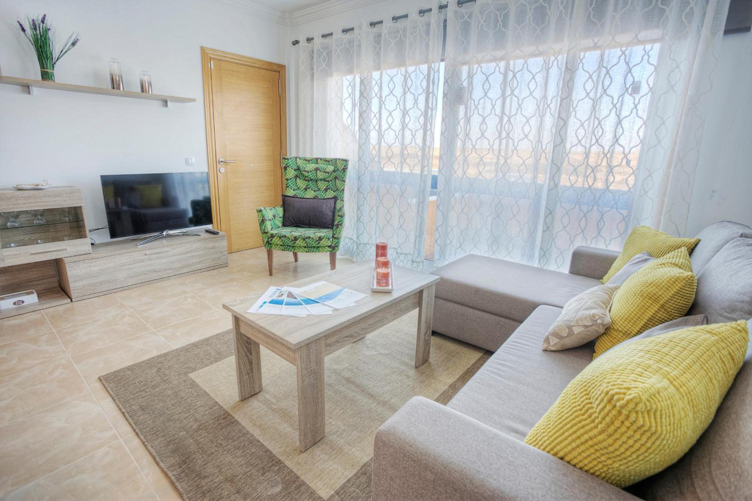 Apartamento con vista a la piscina