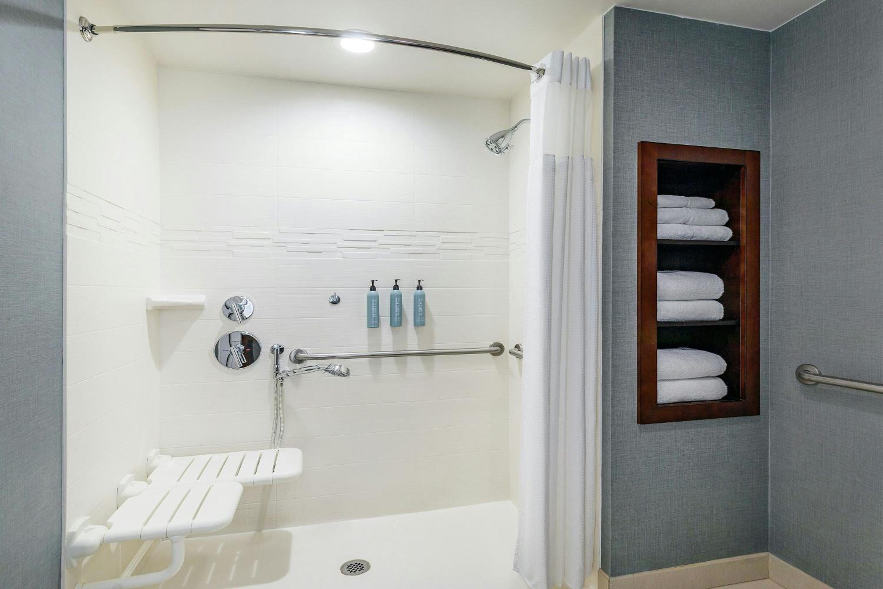 King Room with Roll-in Shower - Mobility and Hearing Accessible