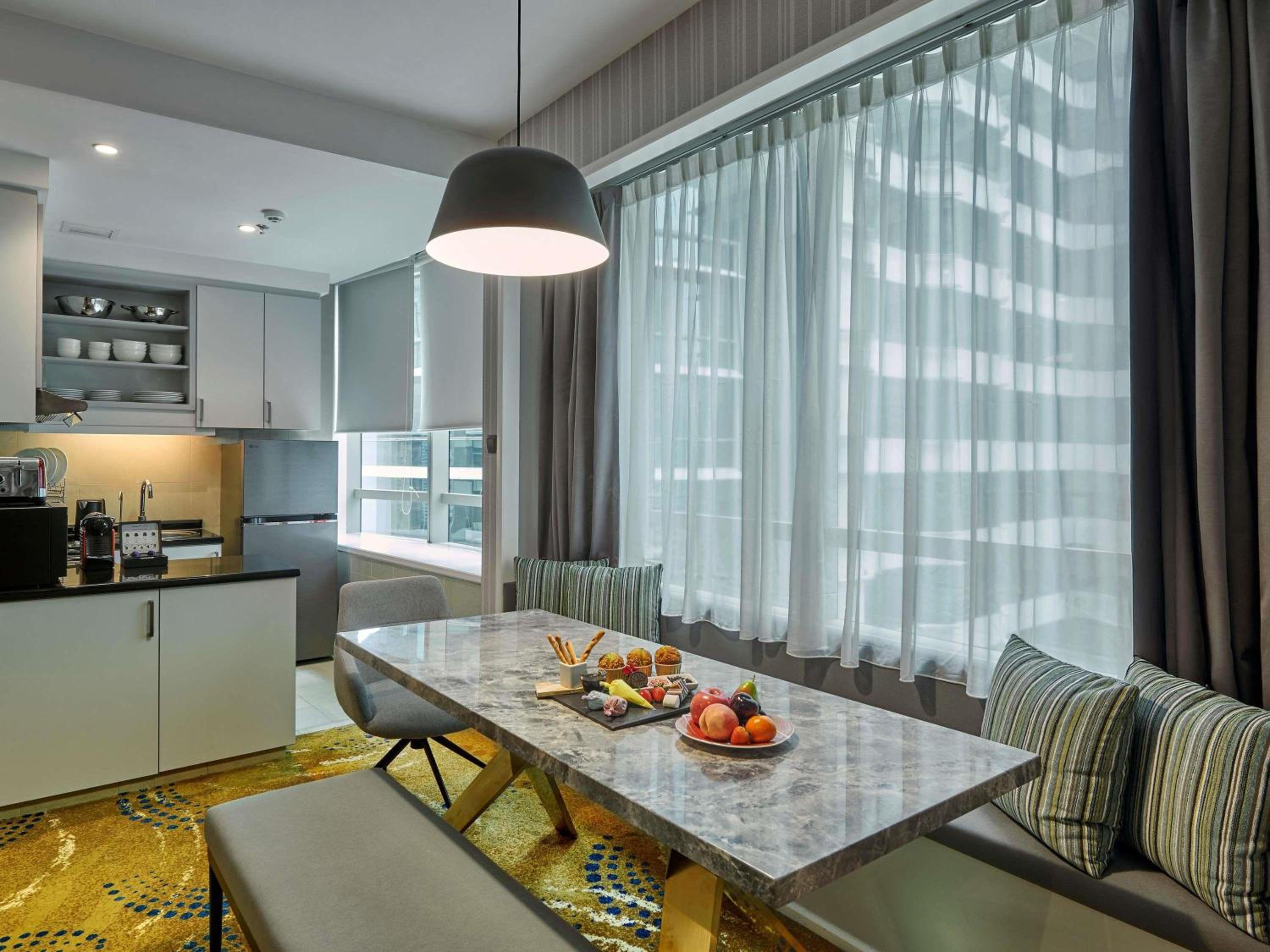 Two-Bedroom Family Apartment with One King Bed, Two Single Beds and One Triple Bunk Bed