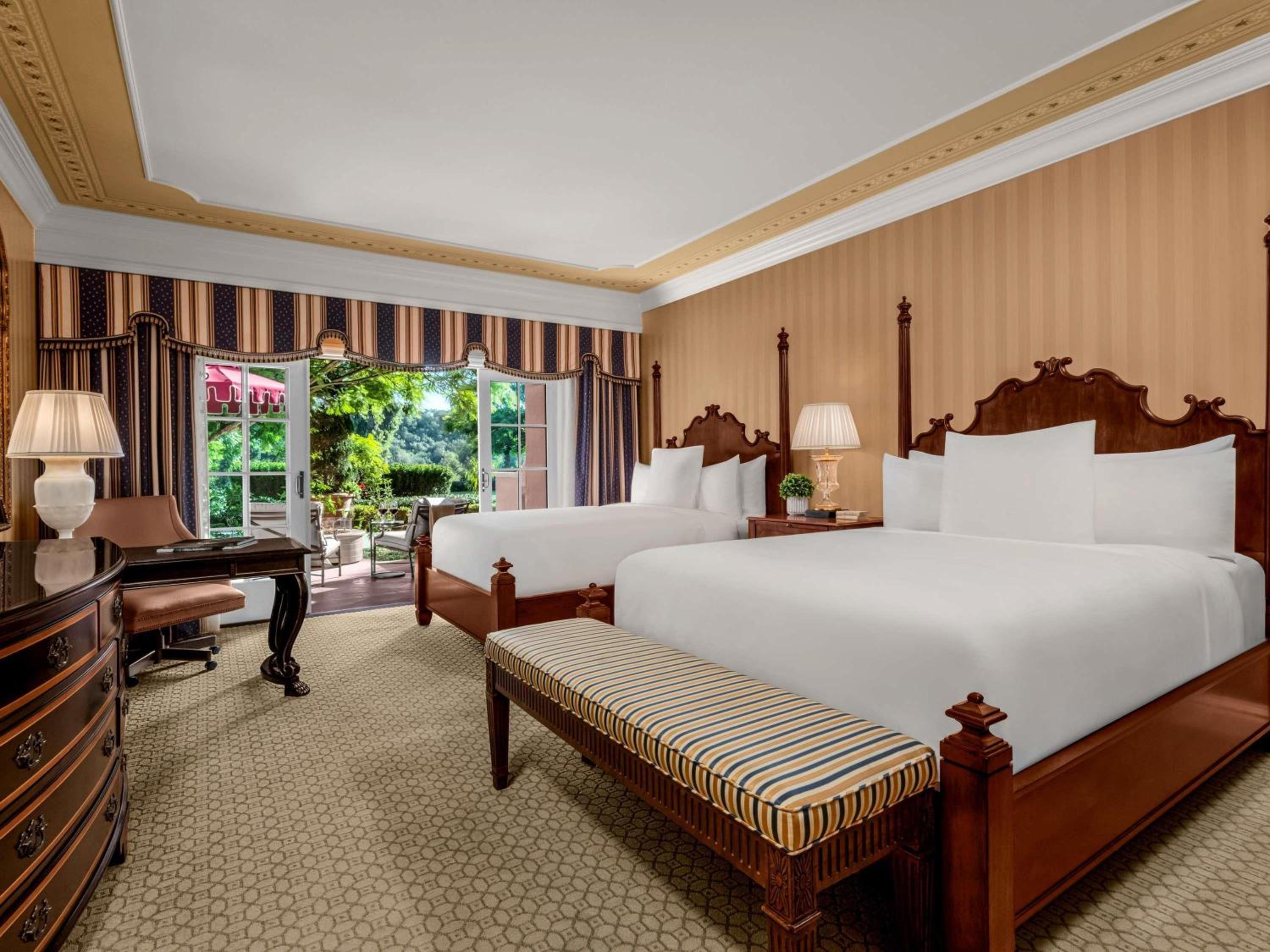 Deluxe Queen Room with Two Queen Beds and Private Fireside Terrace - Resort View - Photo 3