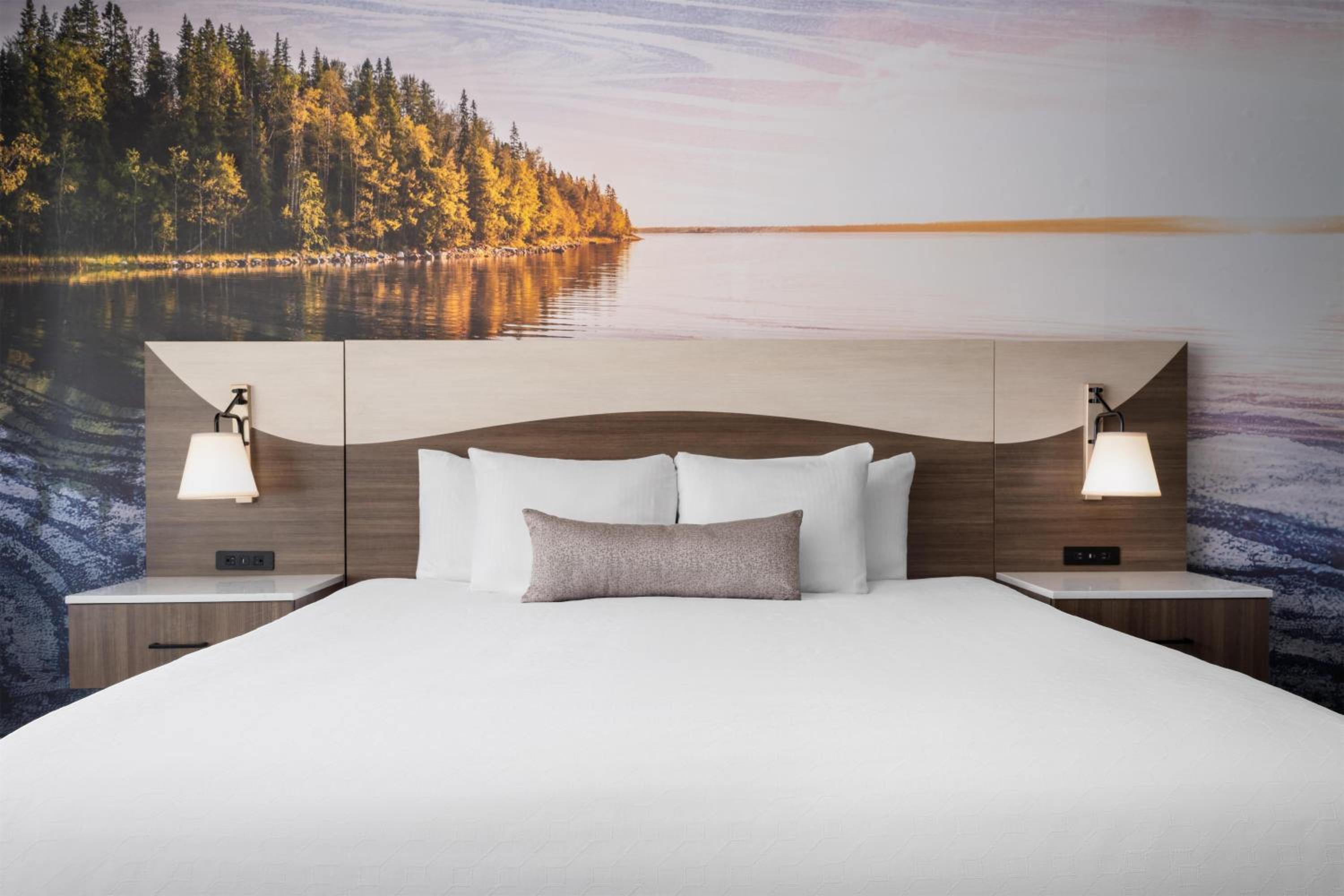 Two-Room King Suite with Sofa Bed and Roll-In Shower - Mobility Accessible/Kitchenette