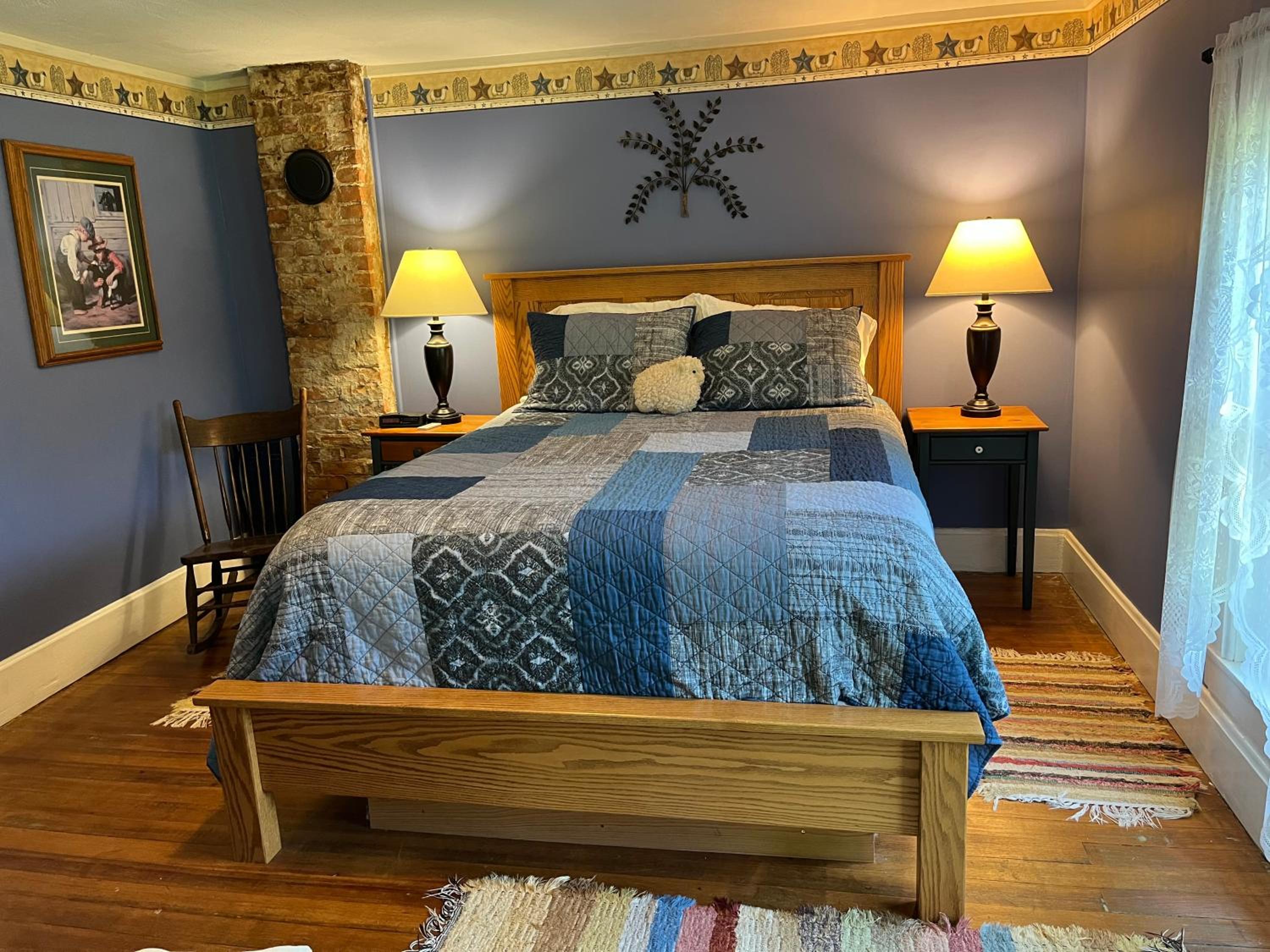 Double Room with Private Bathroom (Blue) photo 1
