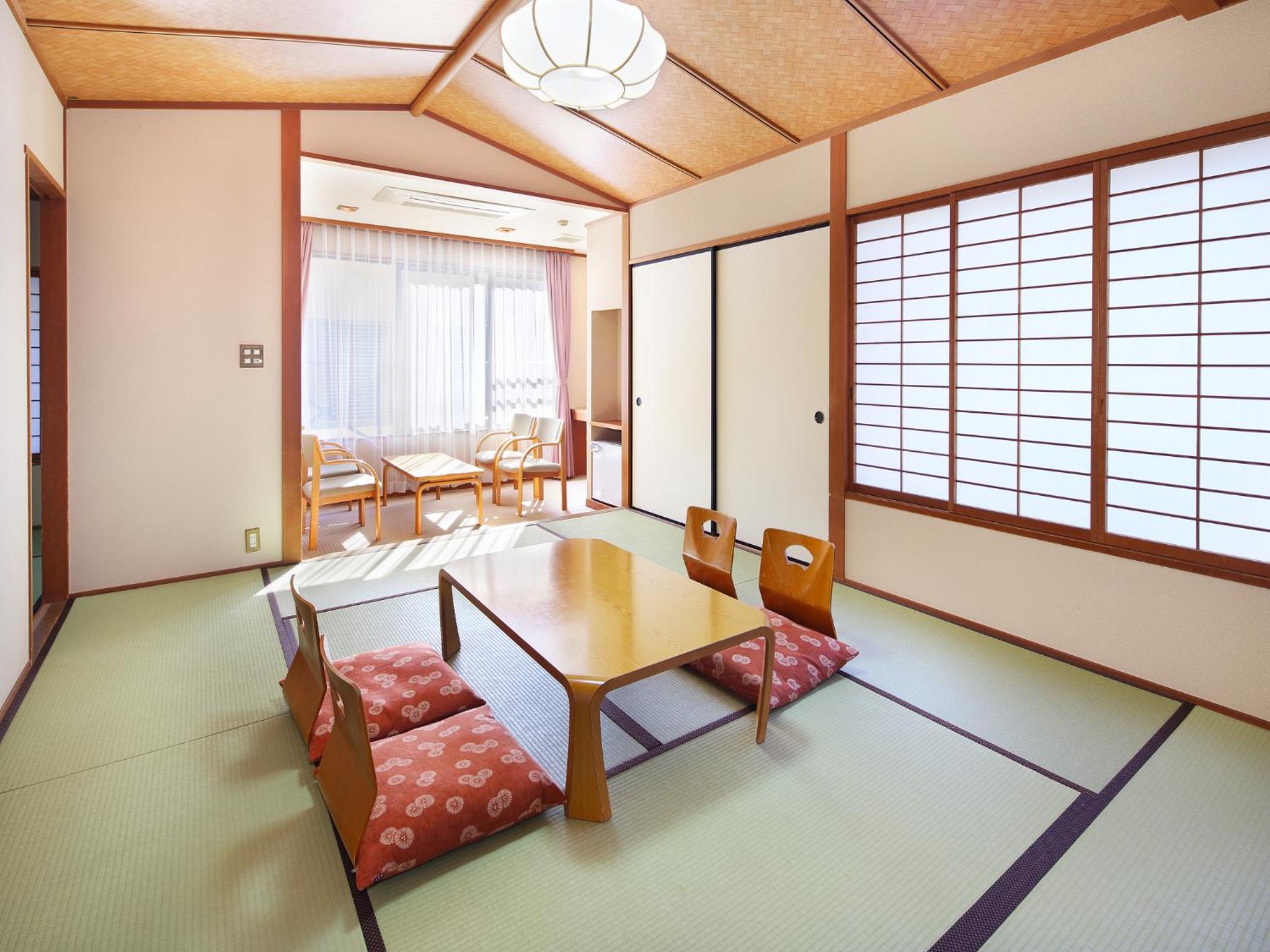 Japanese-Style Family Room with Private Bathroom