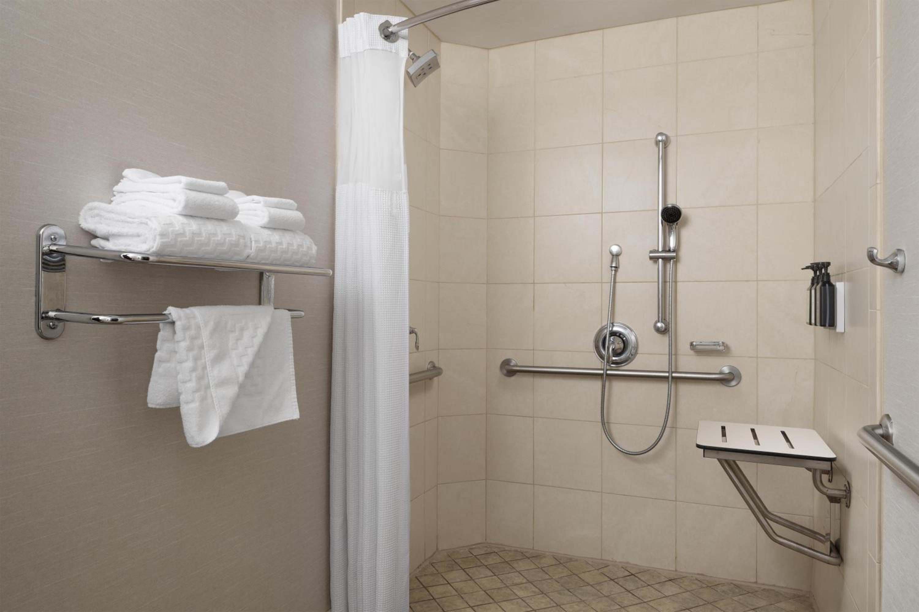 Queen Room with Roll-In Shower - Disability/Non-Smoking - Photo 4