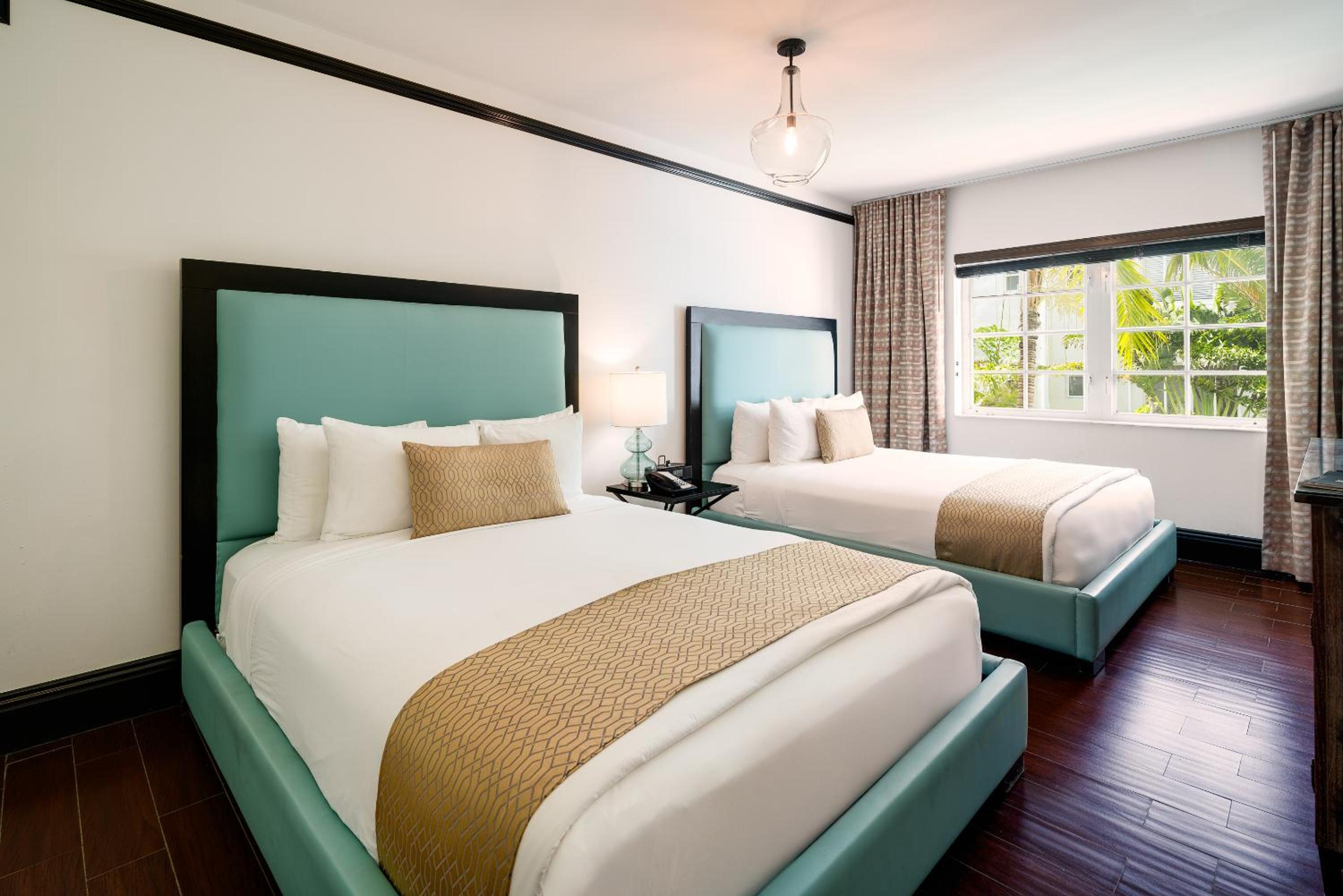Classic double queen pool view room
