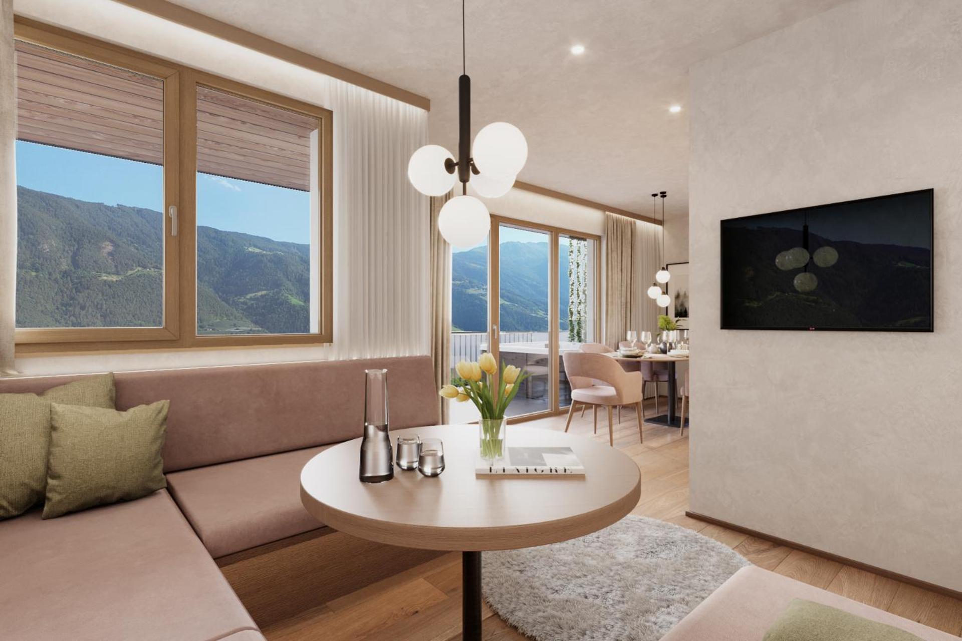 One-Bedroom Apartment with Balcony and Mountain View photo 1