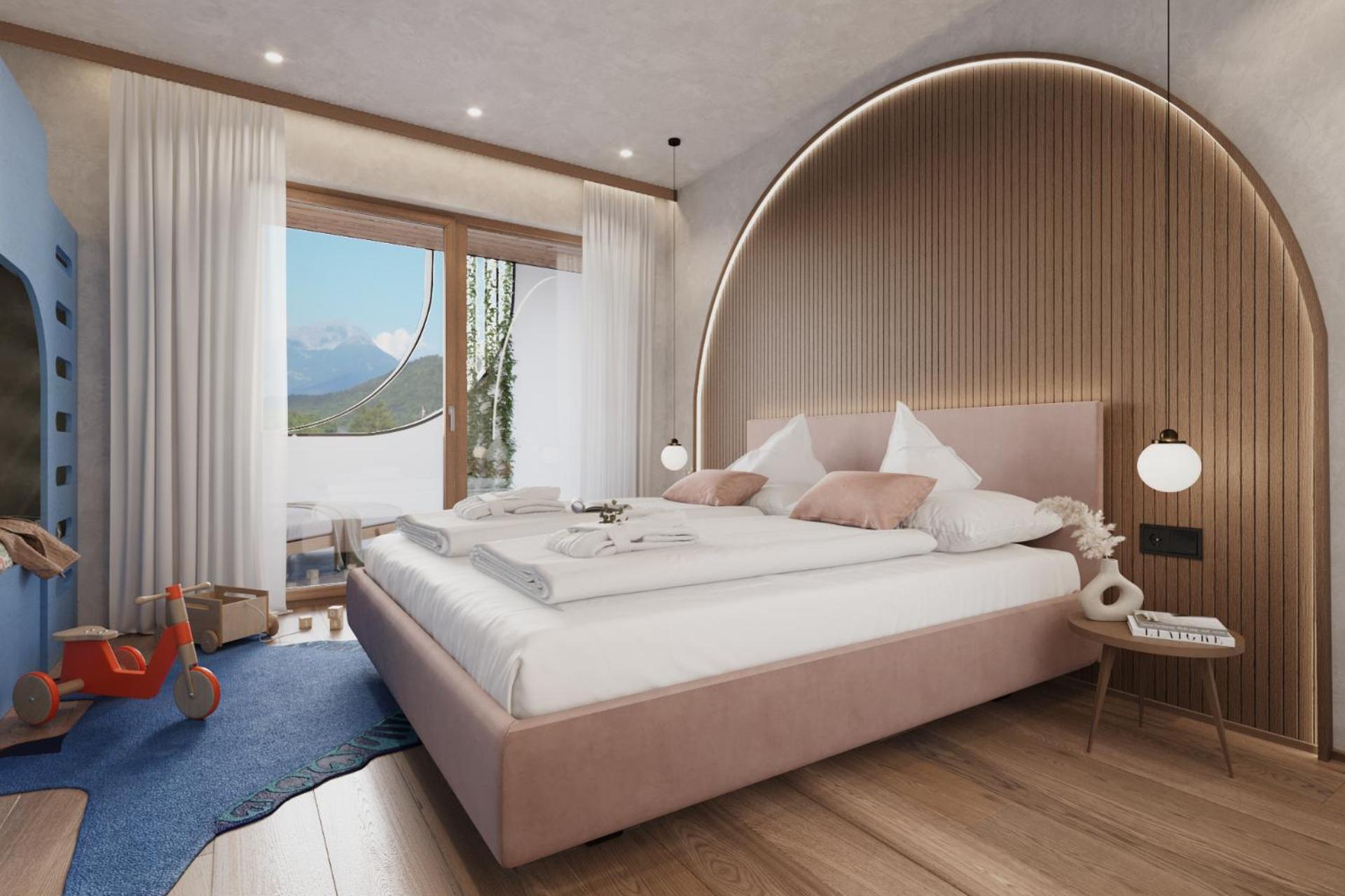 Two-Bedroom Deluxe Apartment with Balcony