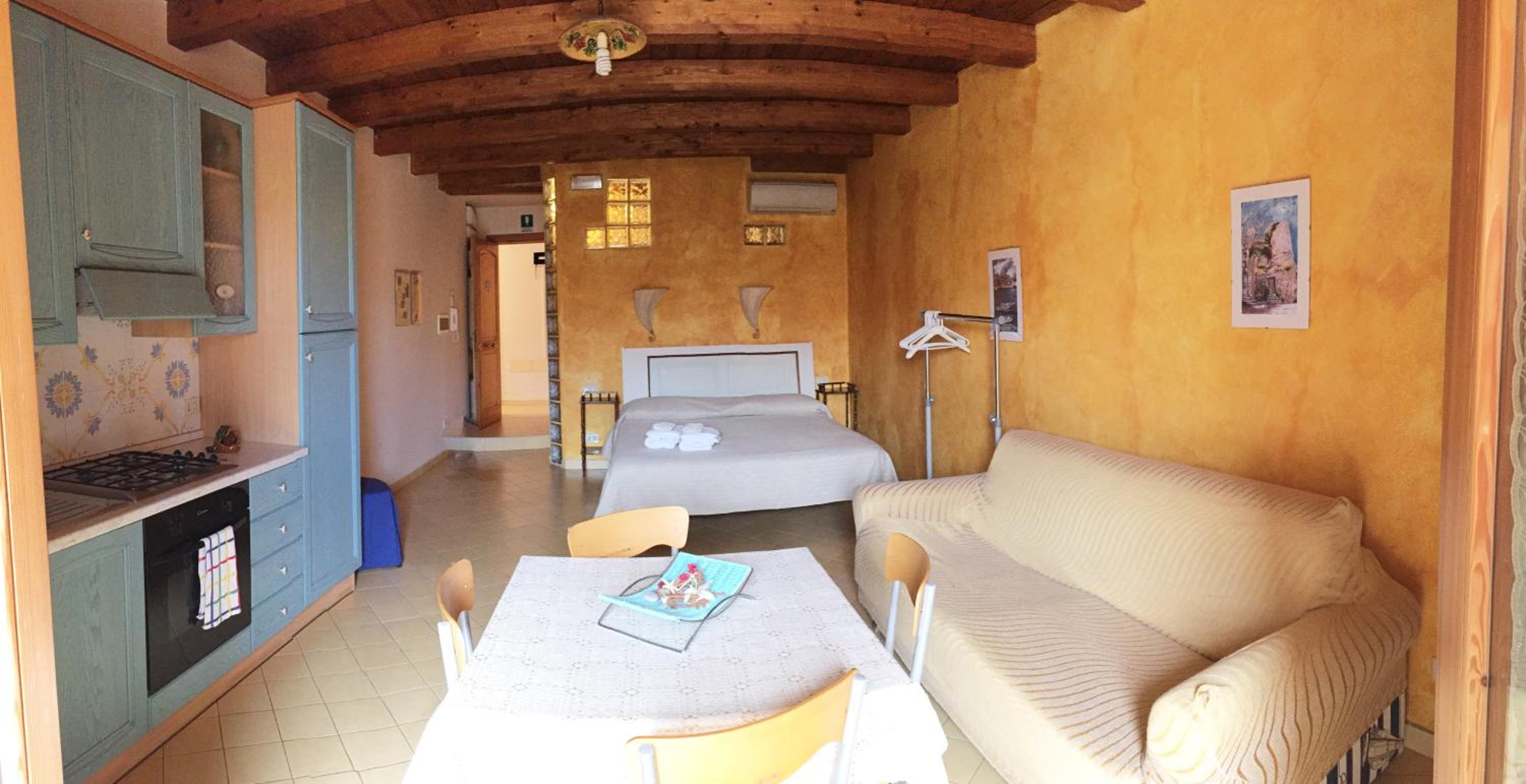 Studio with Balcony