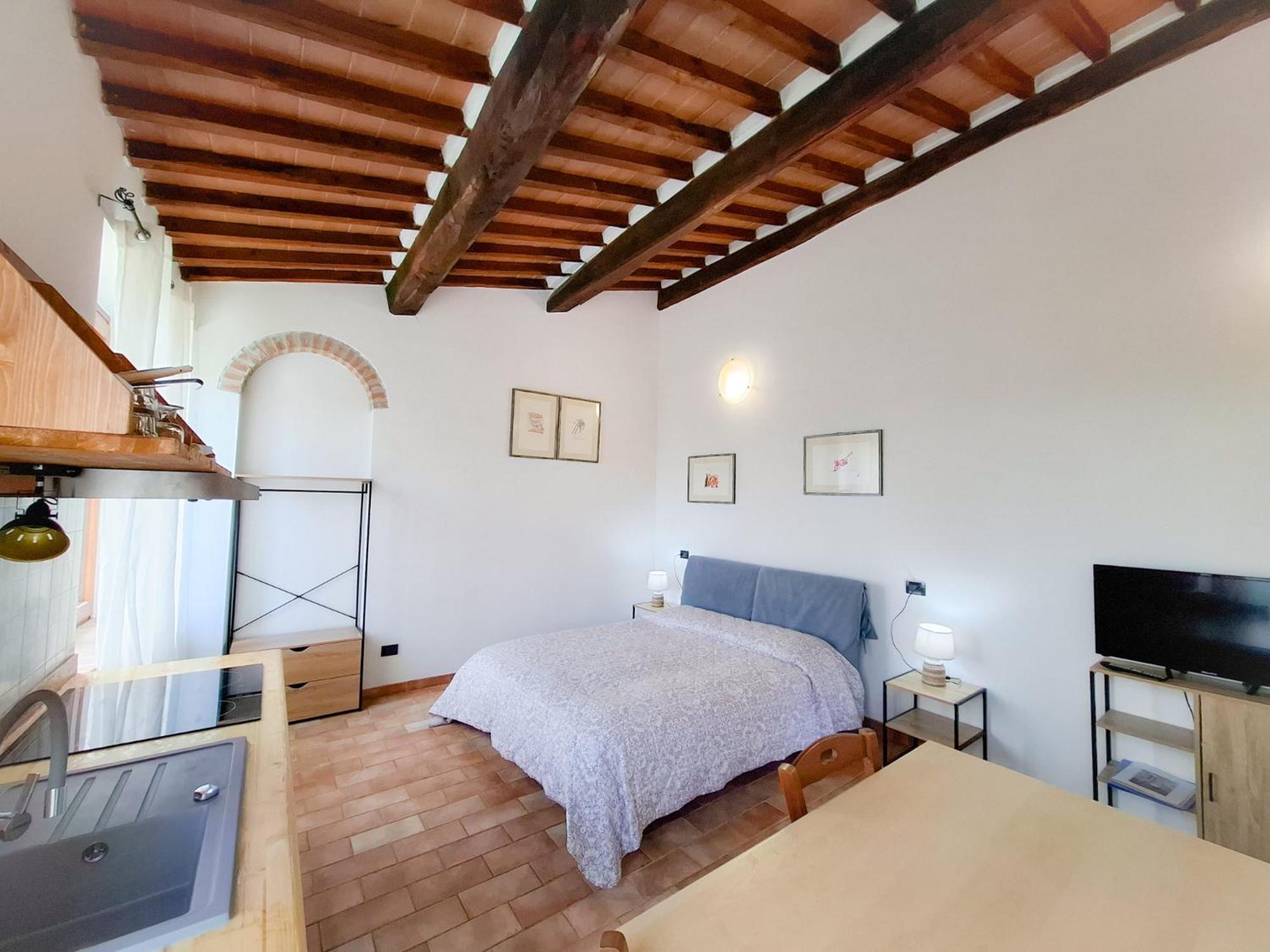 Studio with Balcony
