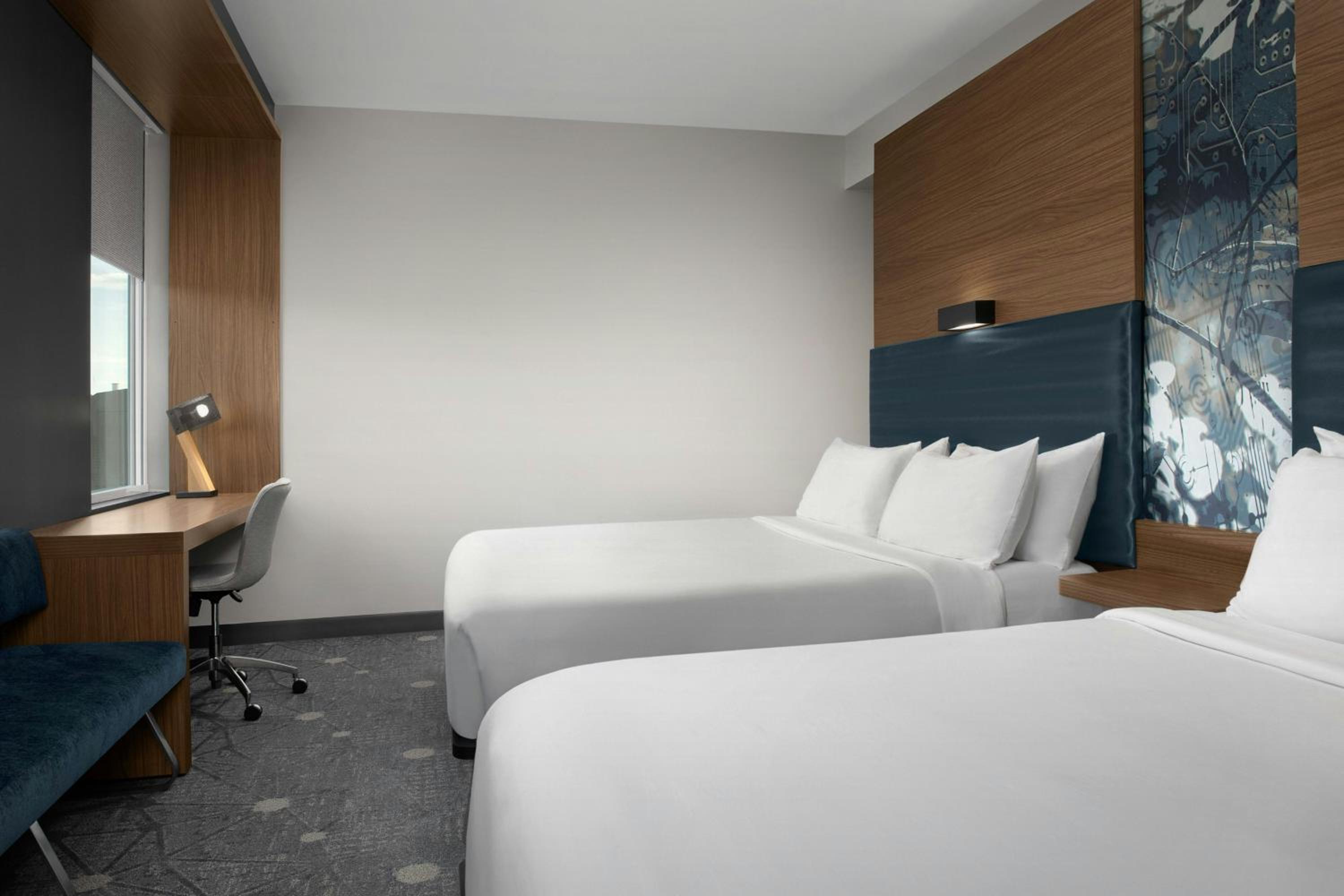King Room with Two King Beds and Roll-in Shower - Mobility Accessible