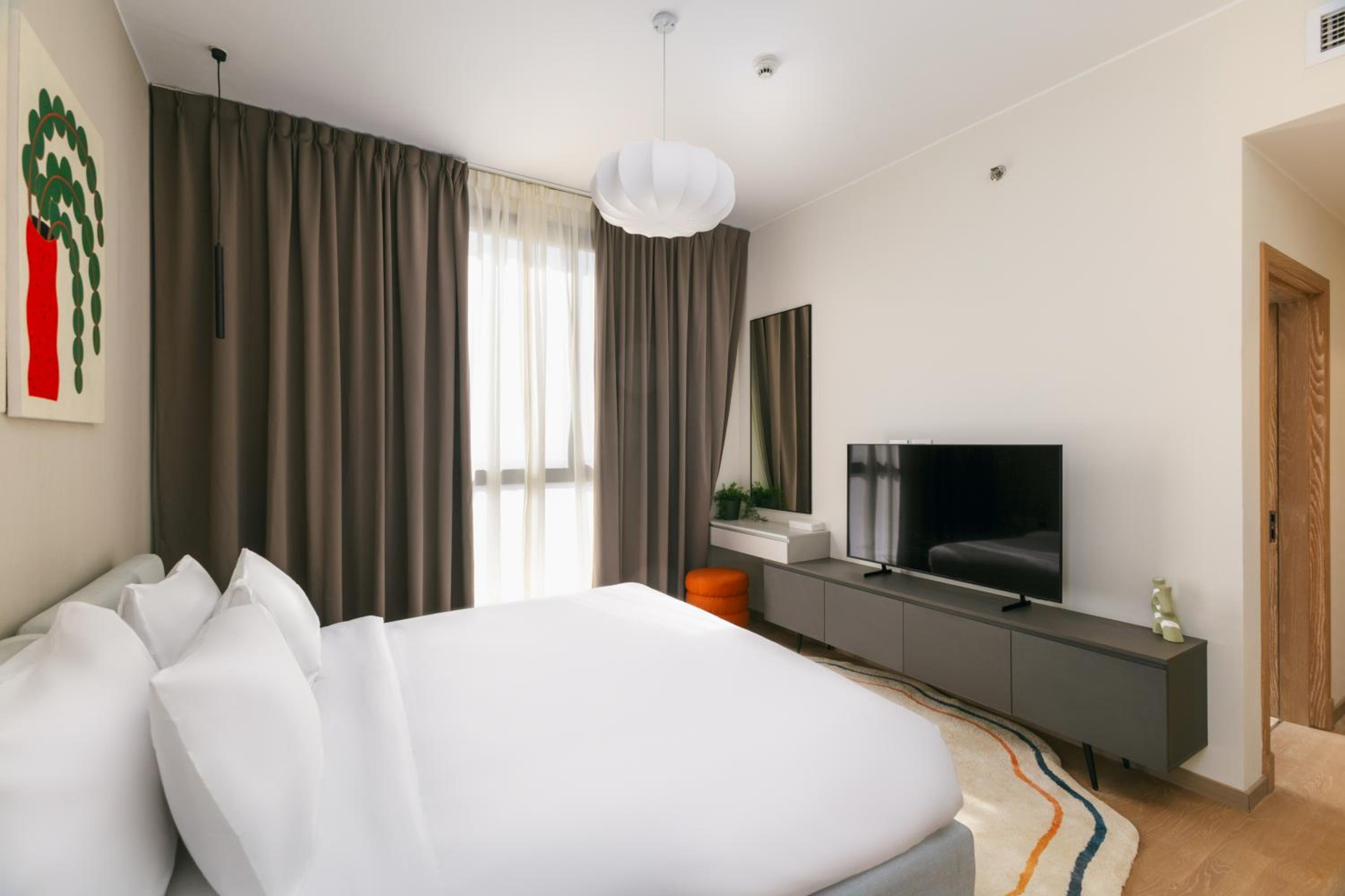 Three-Bedroom Premium Apartment with Balcony