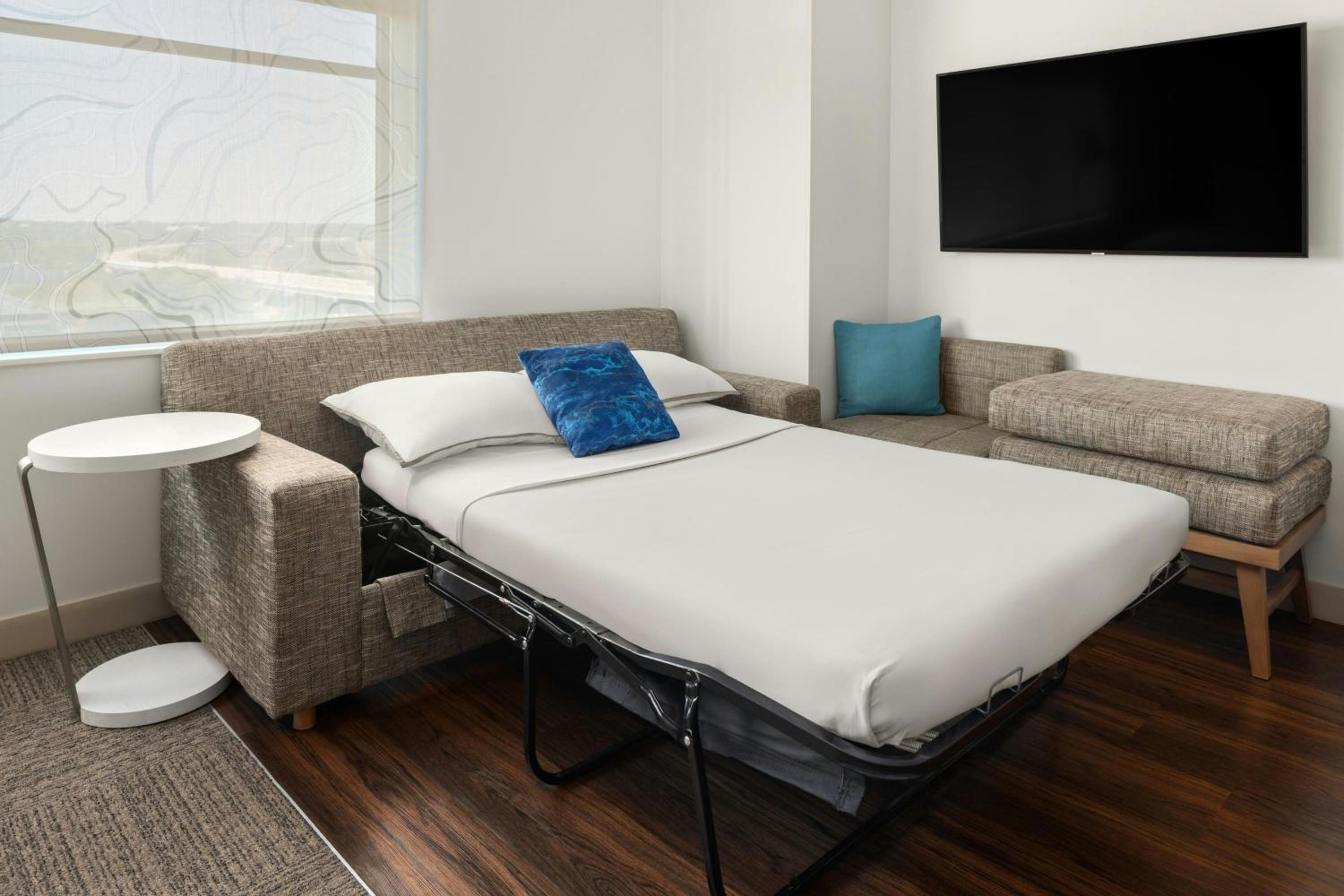 Queen Studio with Sofa Bed - Hearing Accessible at Element Minneapolis Downtown North Loop in Minneapolis
