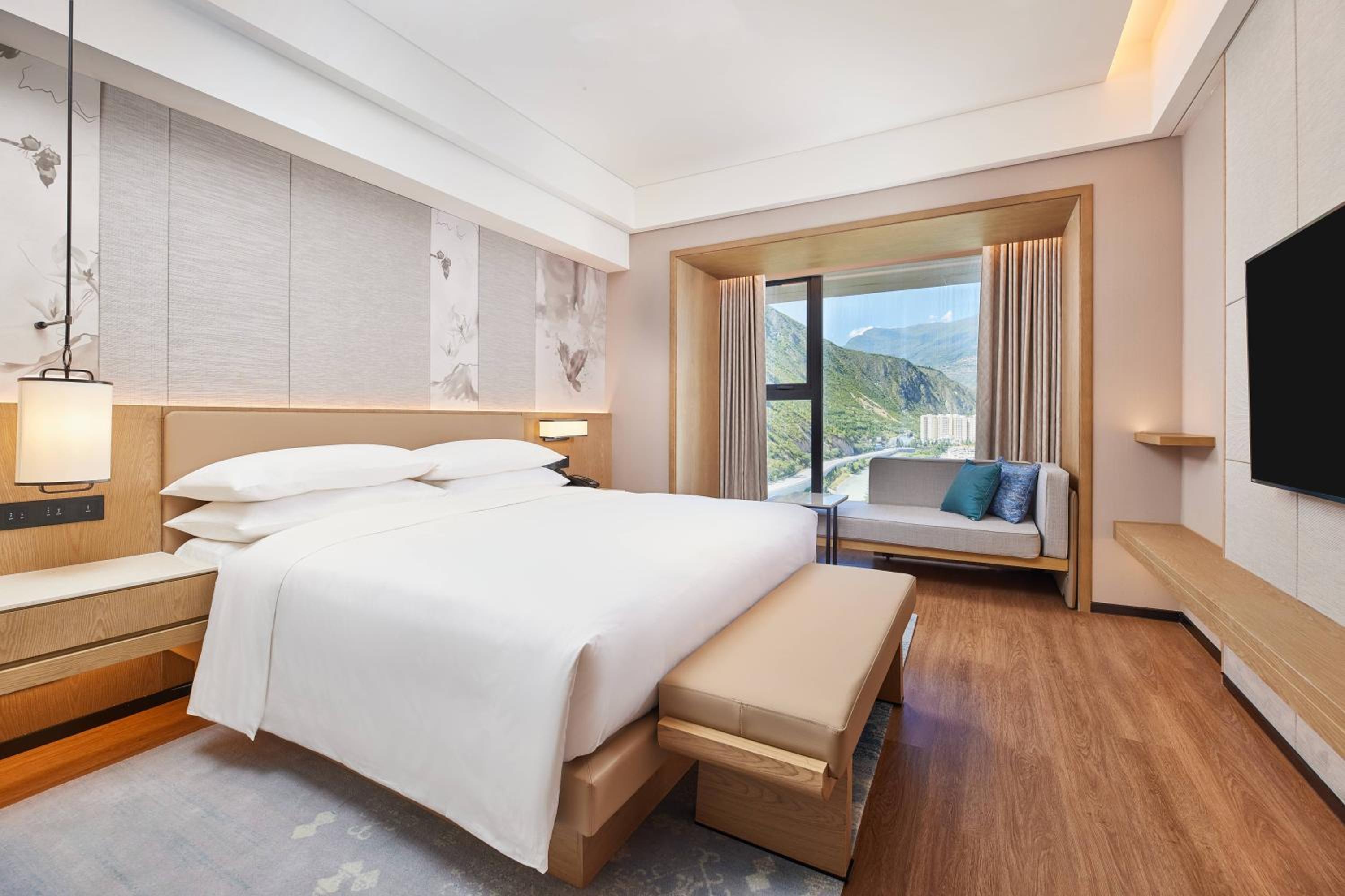 One-Bedroom Deluxe King Suite with City View photo 1