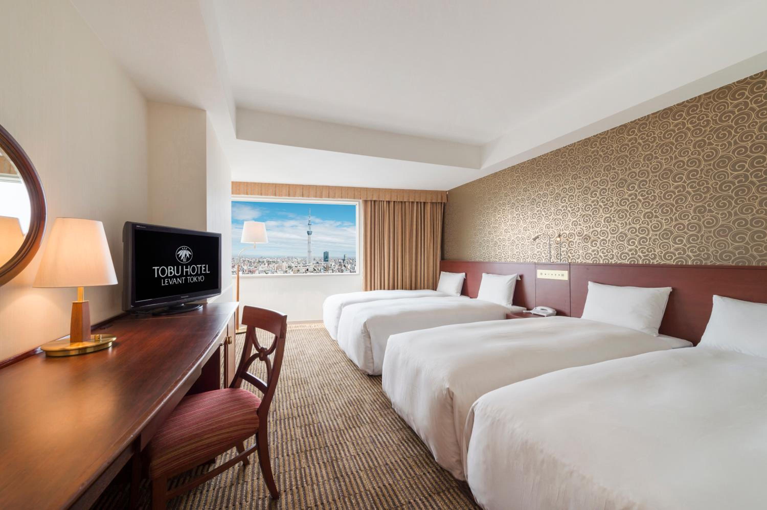 Quadruple Room with Tokyo Sky Tree View - Non-Smoking