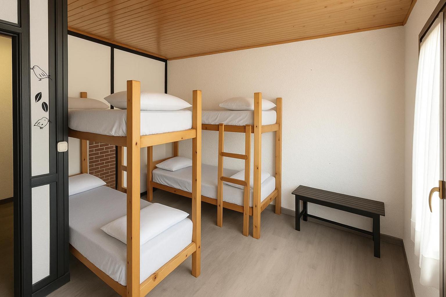 Economy Quadruple Room with Shared Bathroom