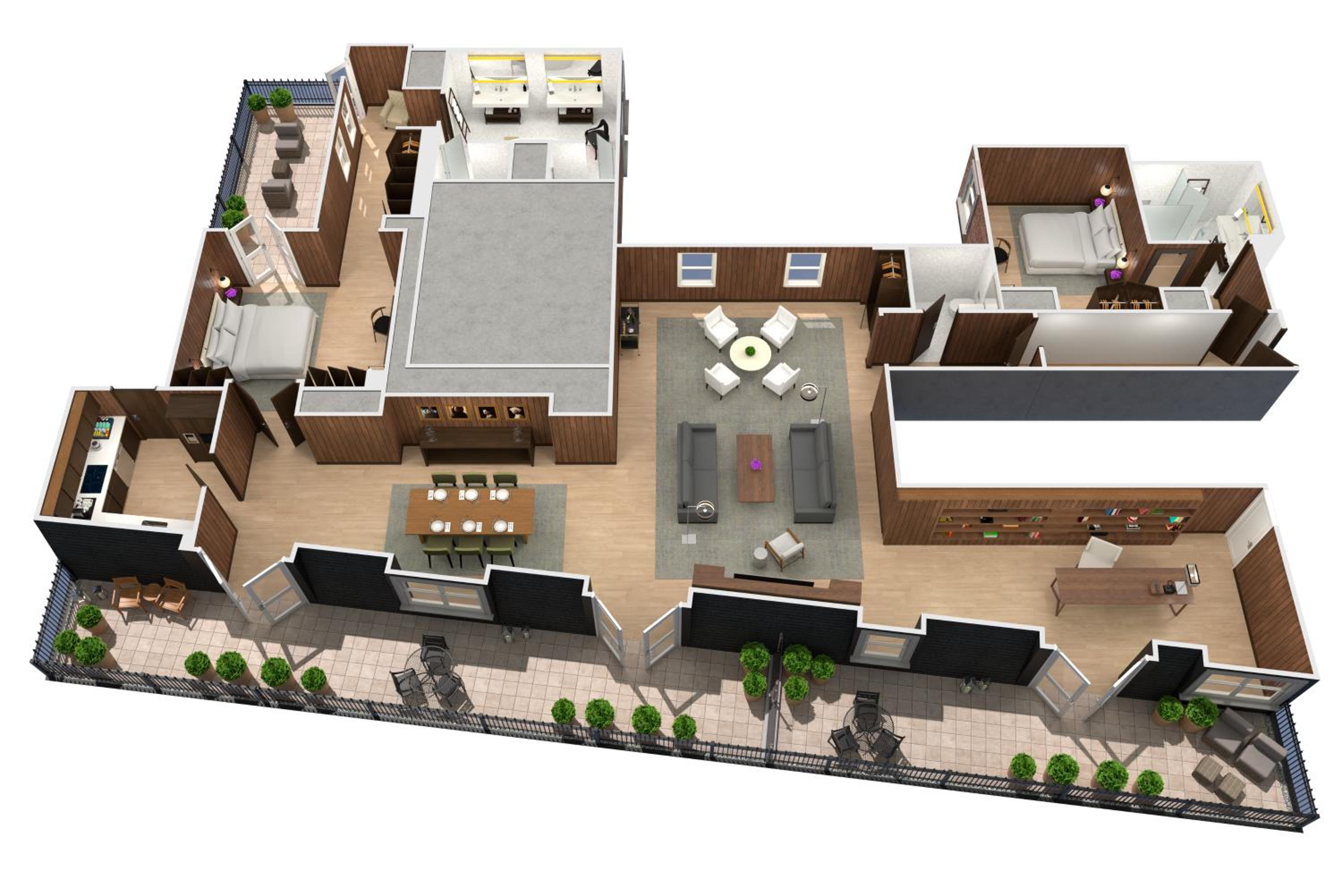 The Penthouse Two-Bedroom Suite