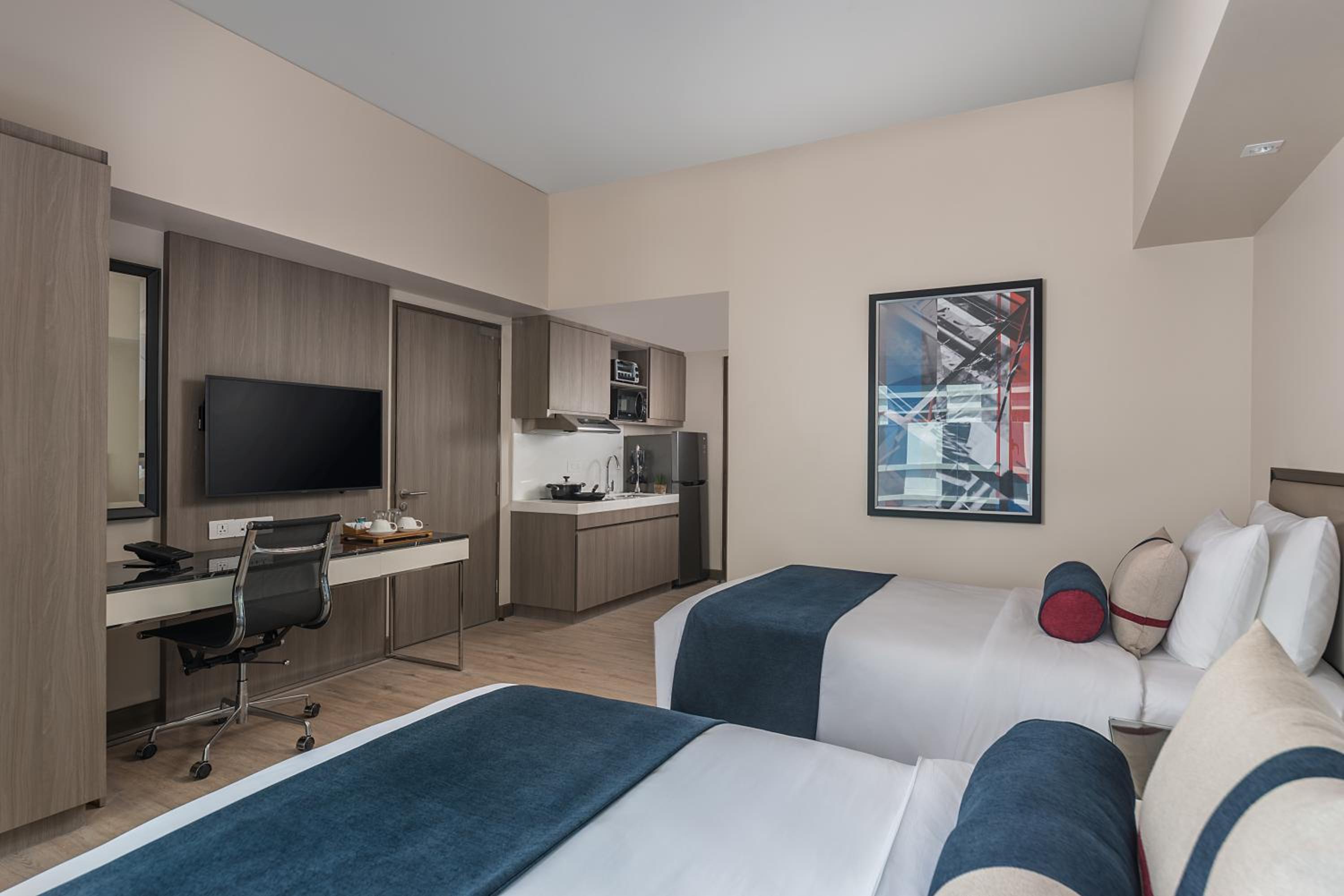 Studio Room with 2 Single Beds and Kitchenette