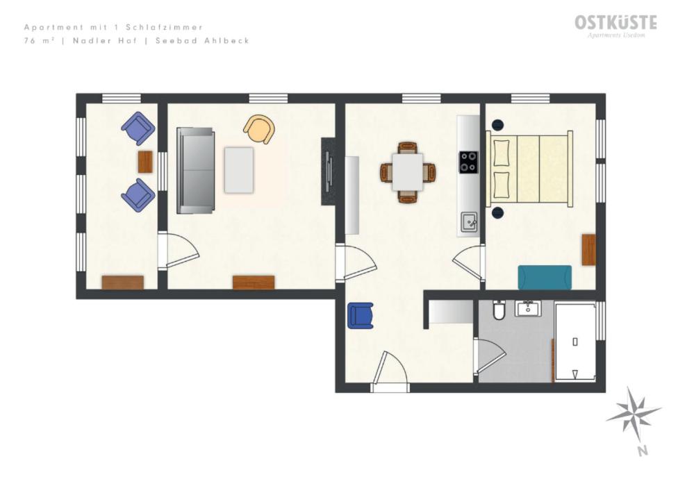 One-Bedroom Apartment - 3