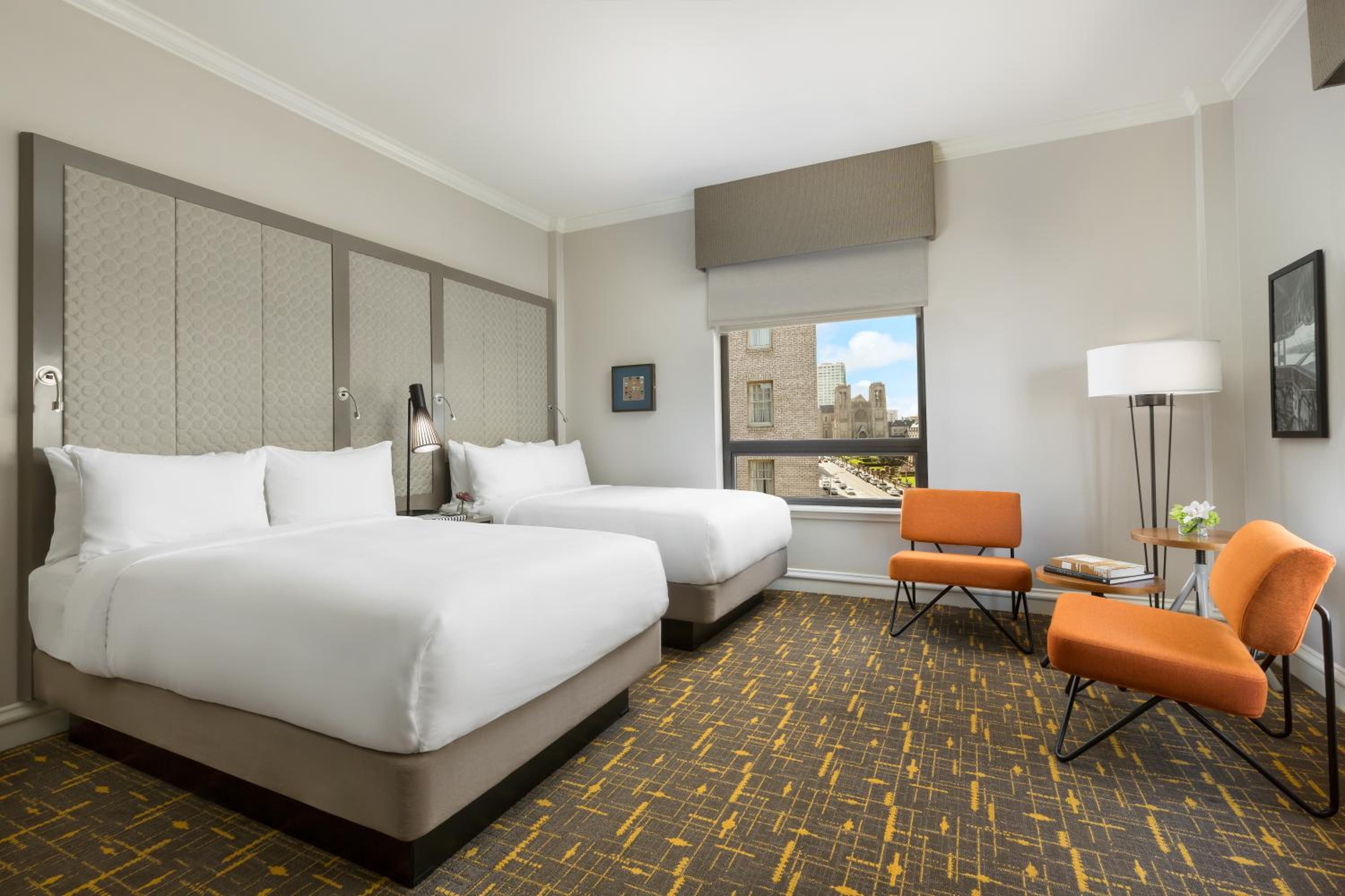 Skyline View with Two Double Beds