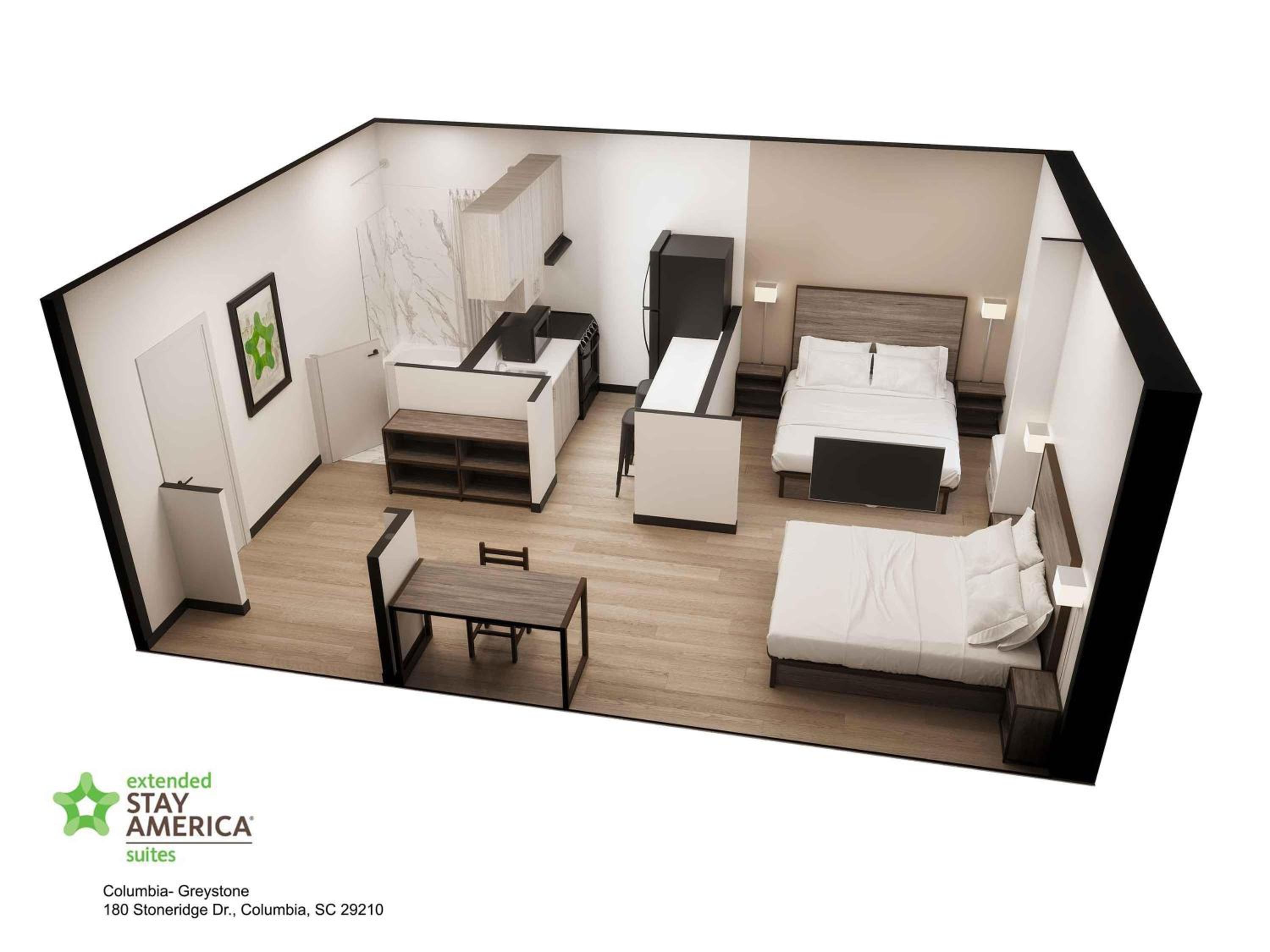 Studio with 2 Queen Beds - Non-Smoking - Photo 4