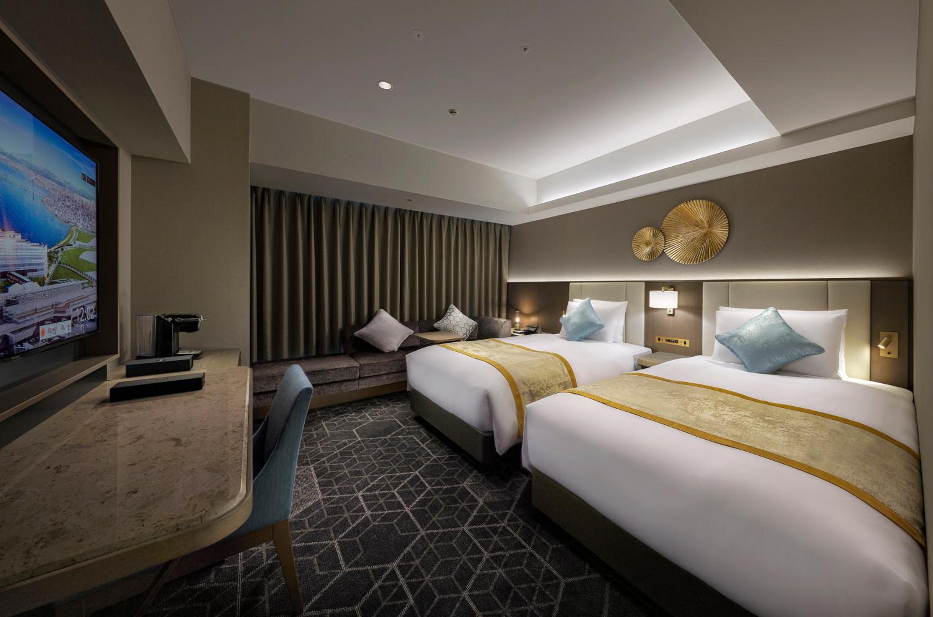 【Villa Fontaine Premier Haneda Airport】Deluxe Twin Room with River View - Non Smoking
