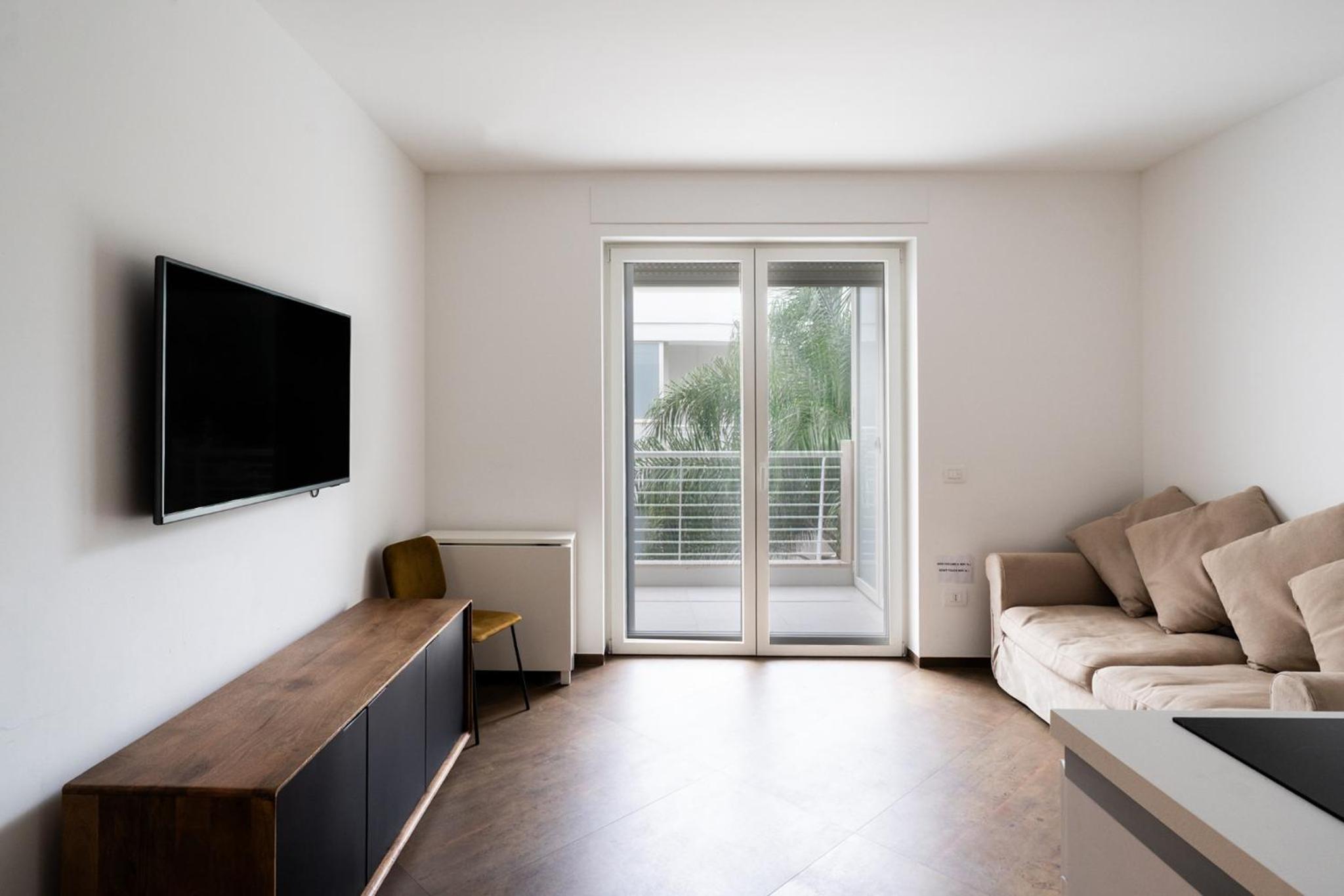 One-Bedroom Apartment with Balcony