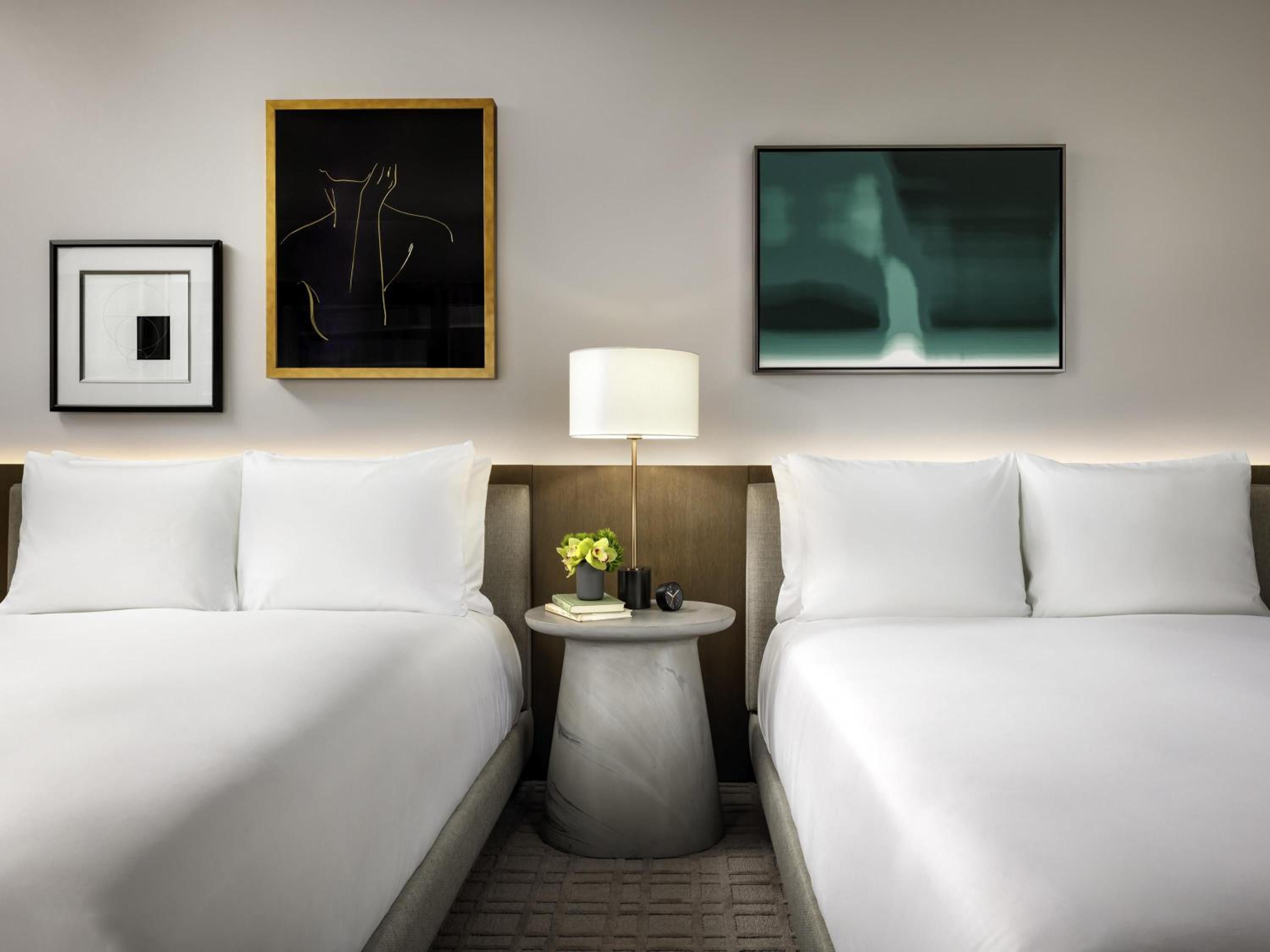 Gold Queen Room with Two Queen Beds and Roll In Shower (Non Smoking) (Accessible)