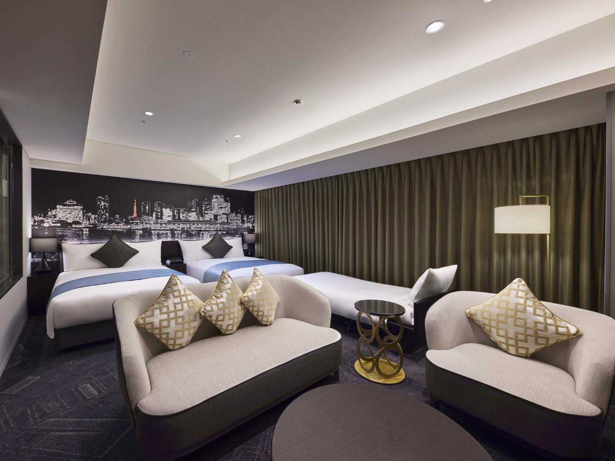 【Villa Fontaine Premier Haneda Airport】Executive Twin Room with River View - Non Smoking