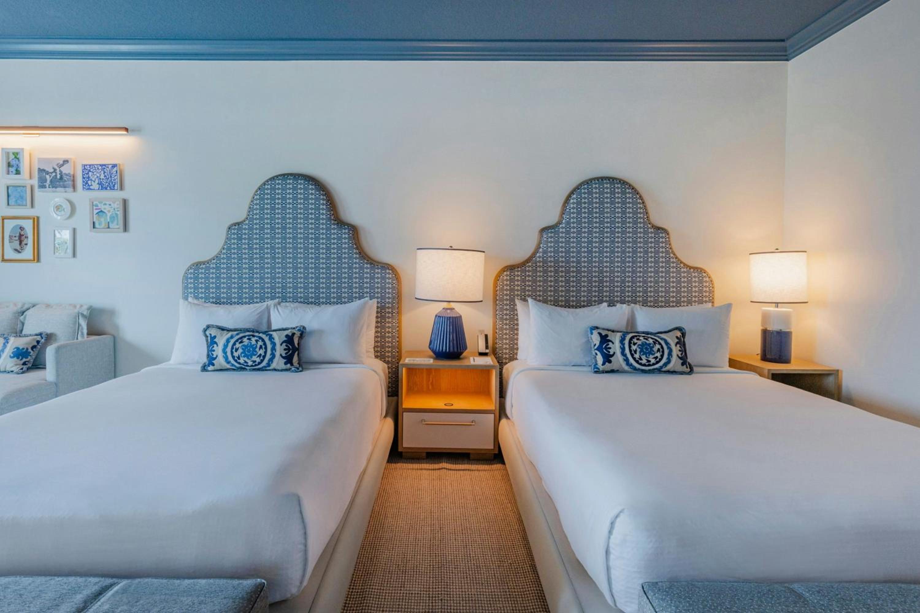 Deluxe Queen Room with Two Queen Beds and Balcony - City View